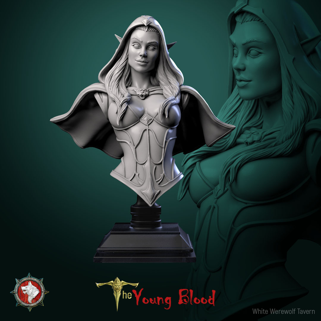 Faeloria The Flame bust pre-supported