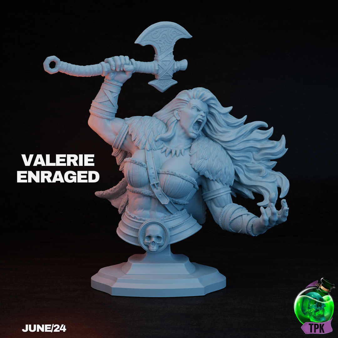 Valerie Enraged Bust