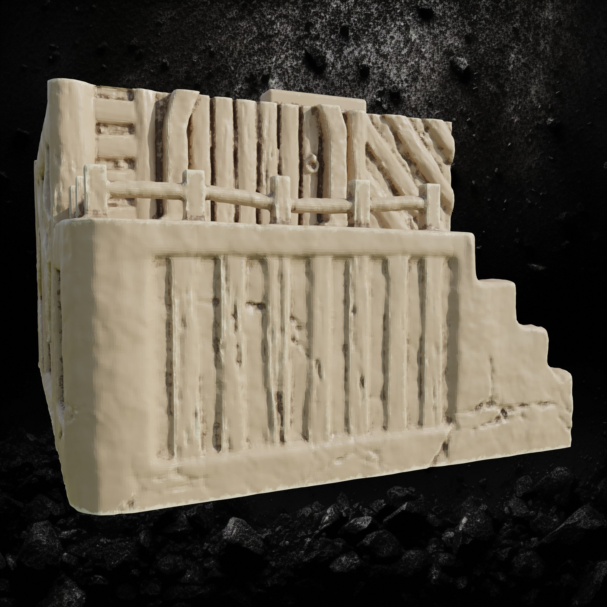 Reichlindorf House - Timber Framed Village Home STL for DnD & Wargaming