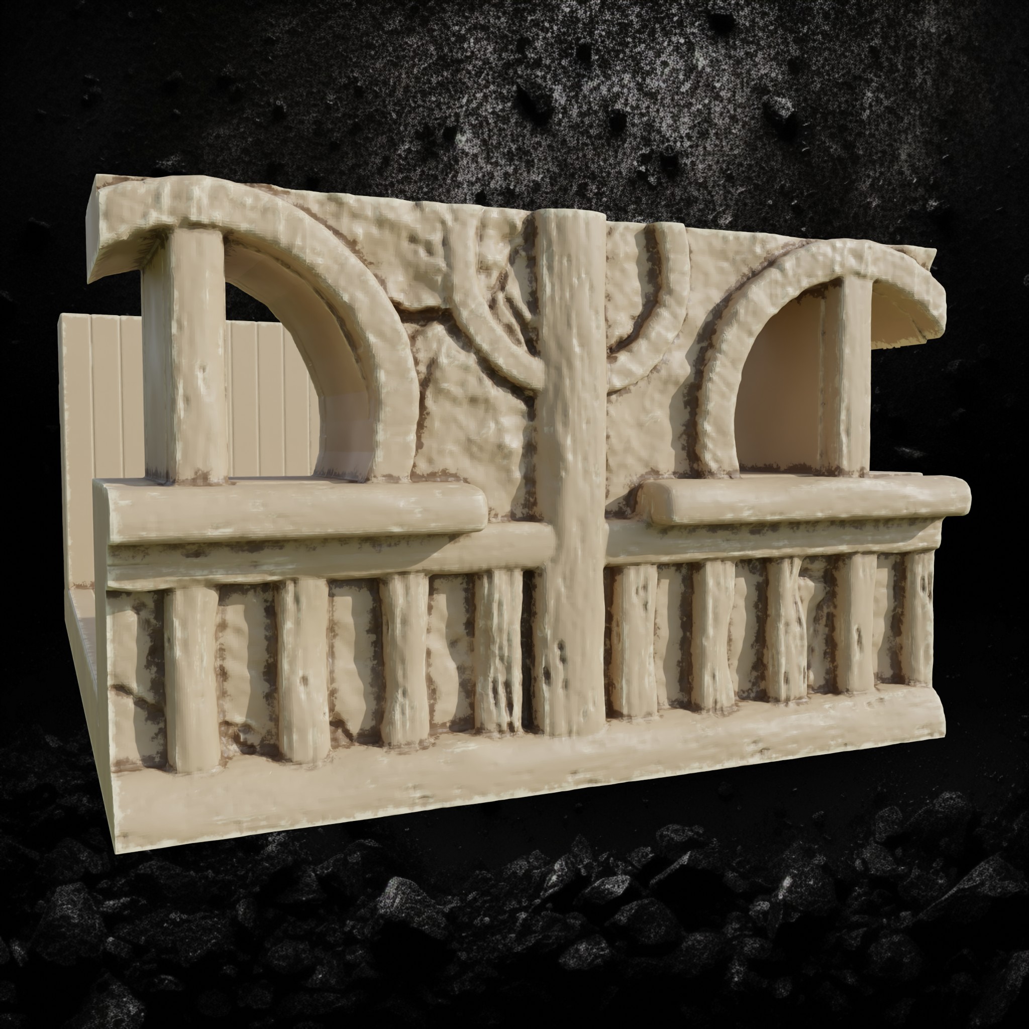 Reichlindorf House 3 - Timber Framed Village Home STL for DnD & Wargaming