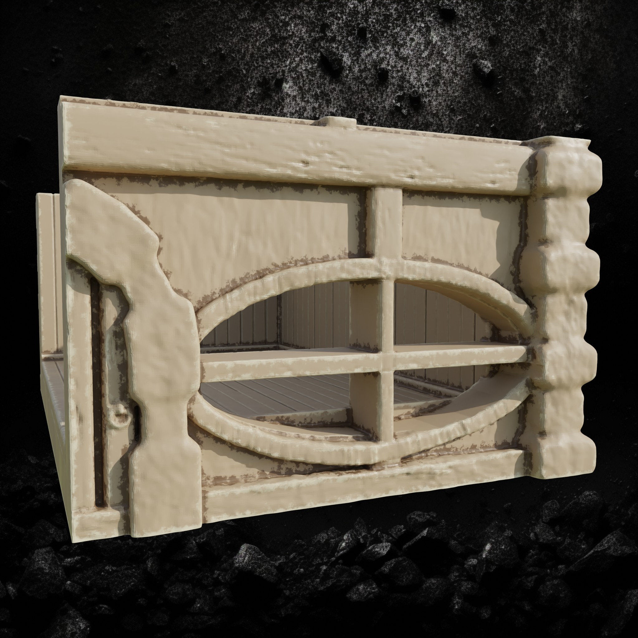 Reichlindorf House 5 - Timber Framed Village Home STL for DnD & Wargaming