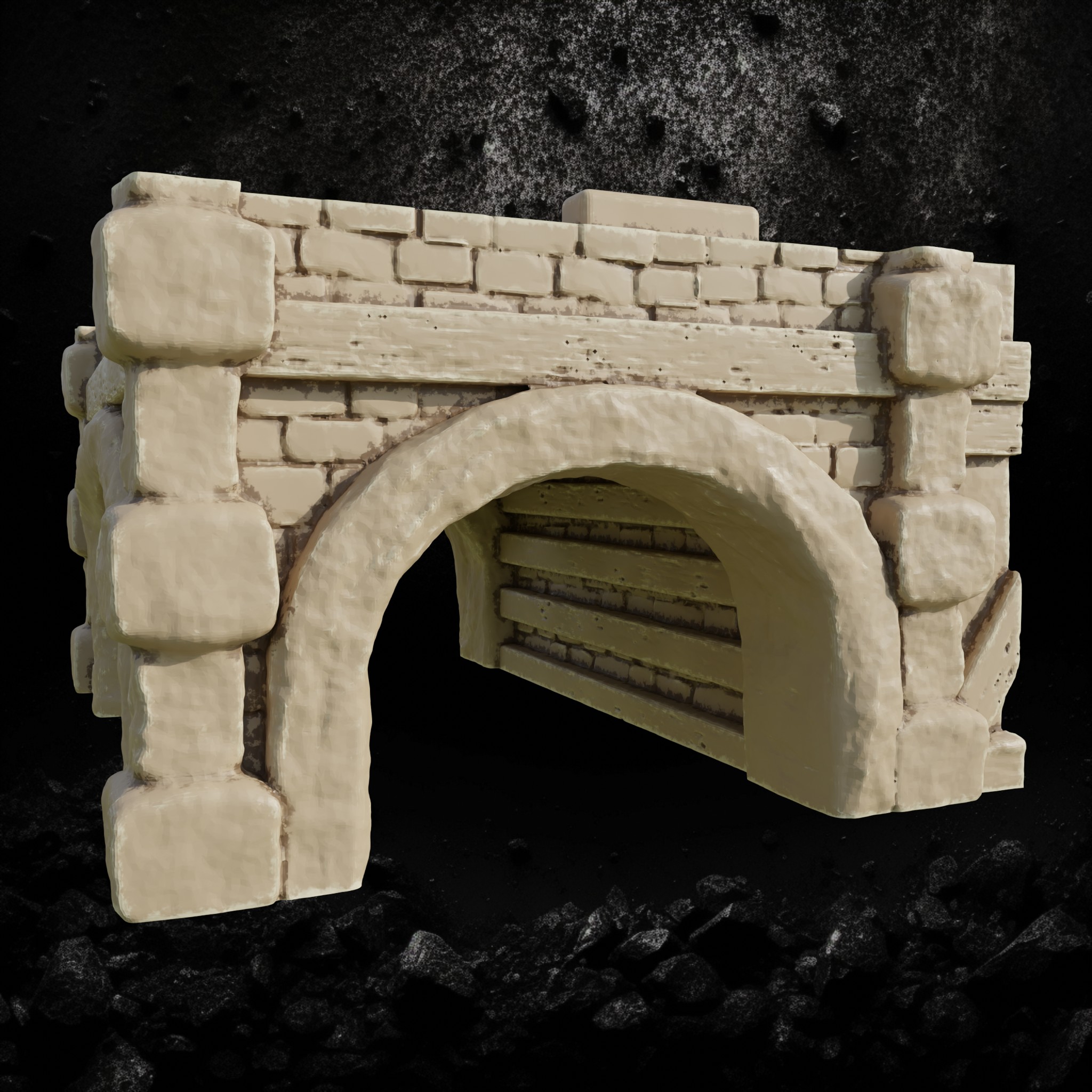 Reichlindorf House 7 - Timber Framed Village Home STL for DnD & Wargaming