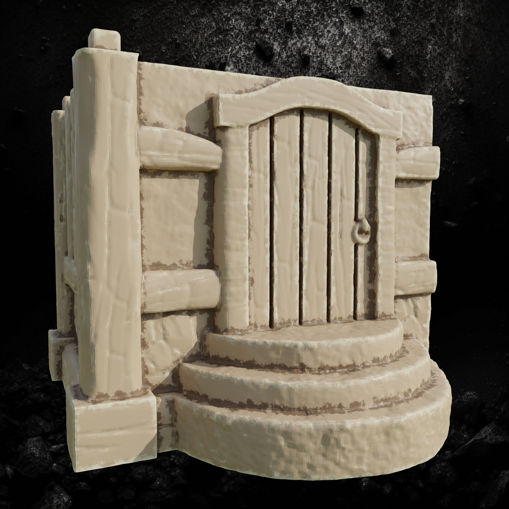 Reichlindorf House 8 - Timber Framed Village Home STL for DnD & Wargaming