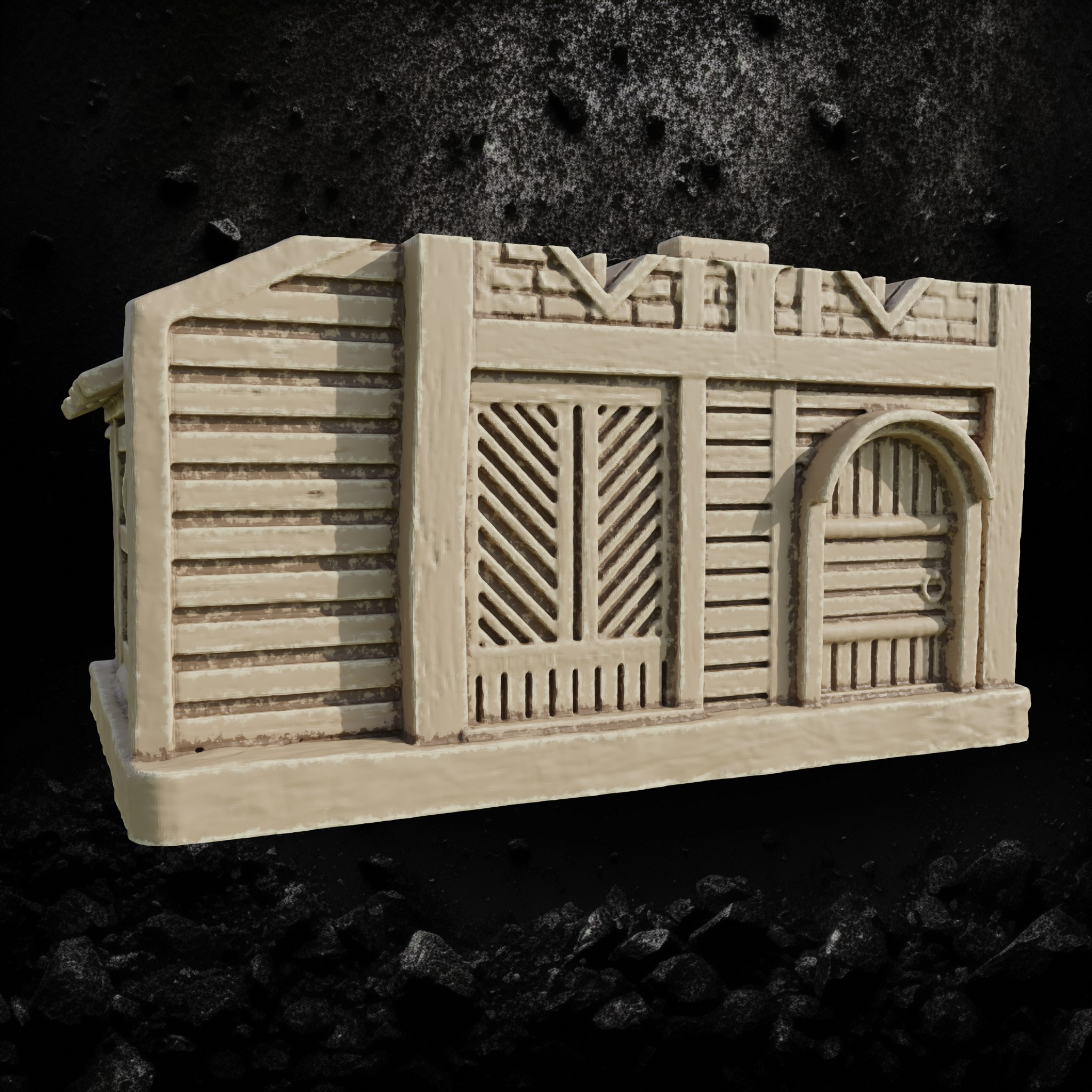 Reichlindorf House 9 - Timber Framed Village Home STL for DnD & Wargaming