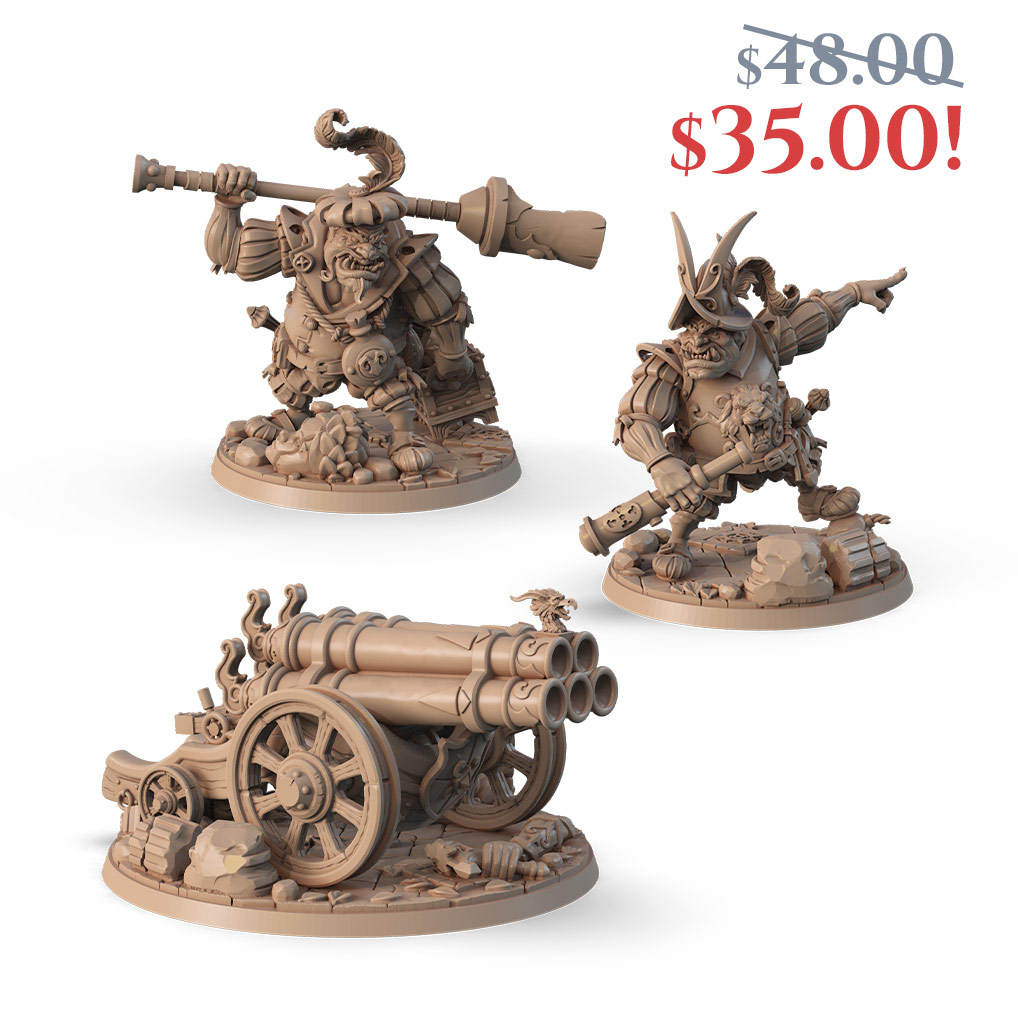 Ogre Cannoneers set