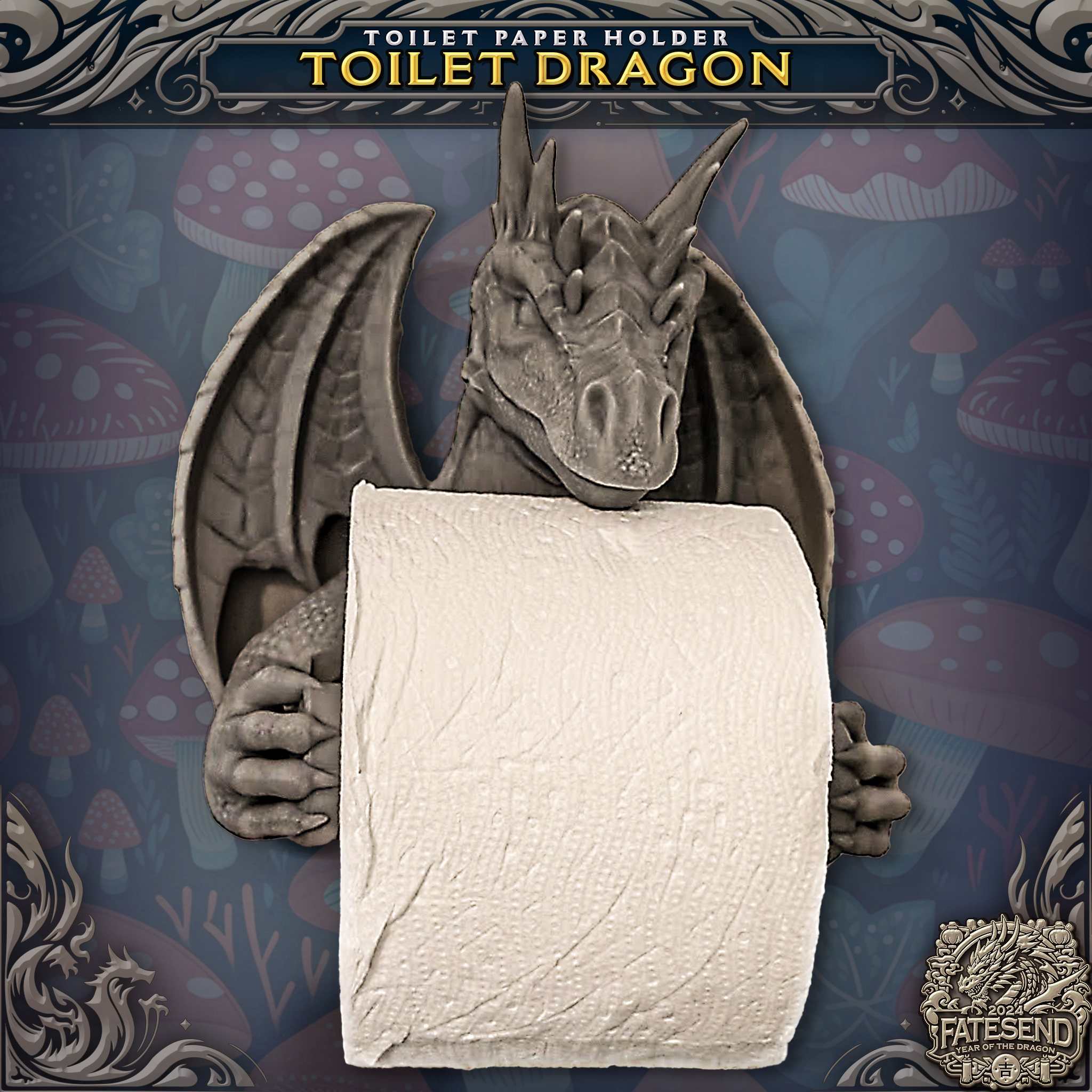 Toilet Paper Dragon