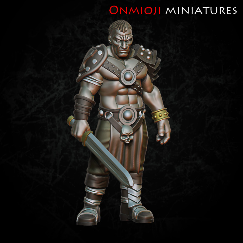 Barbarian with sword