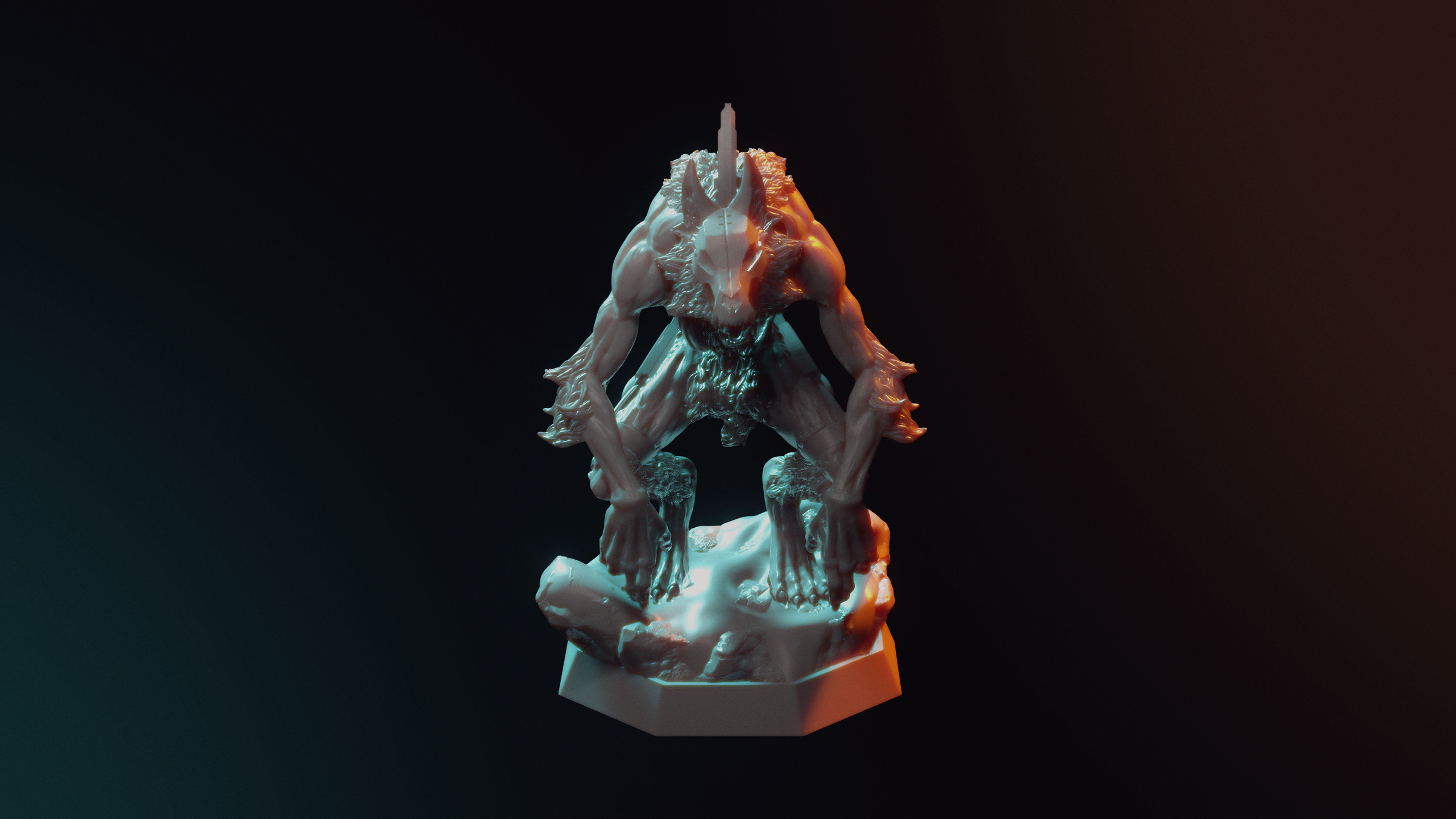 Mutant Wolf Minion B - S01E01 - 32mm