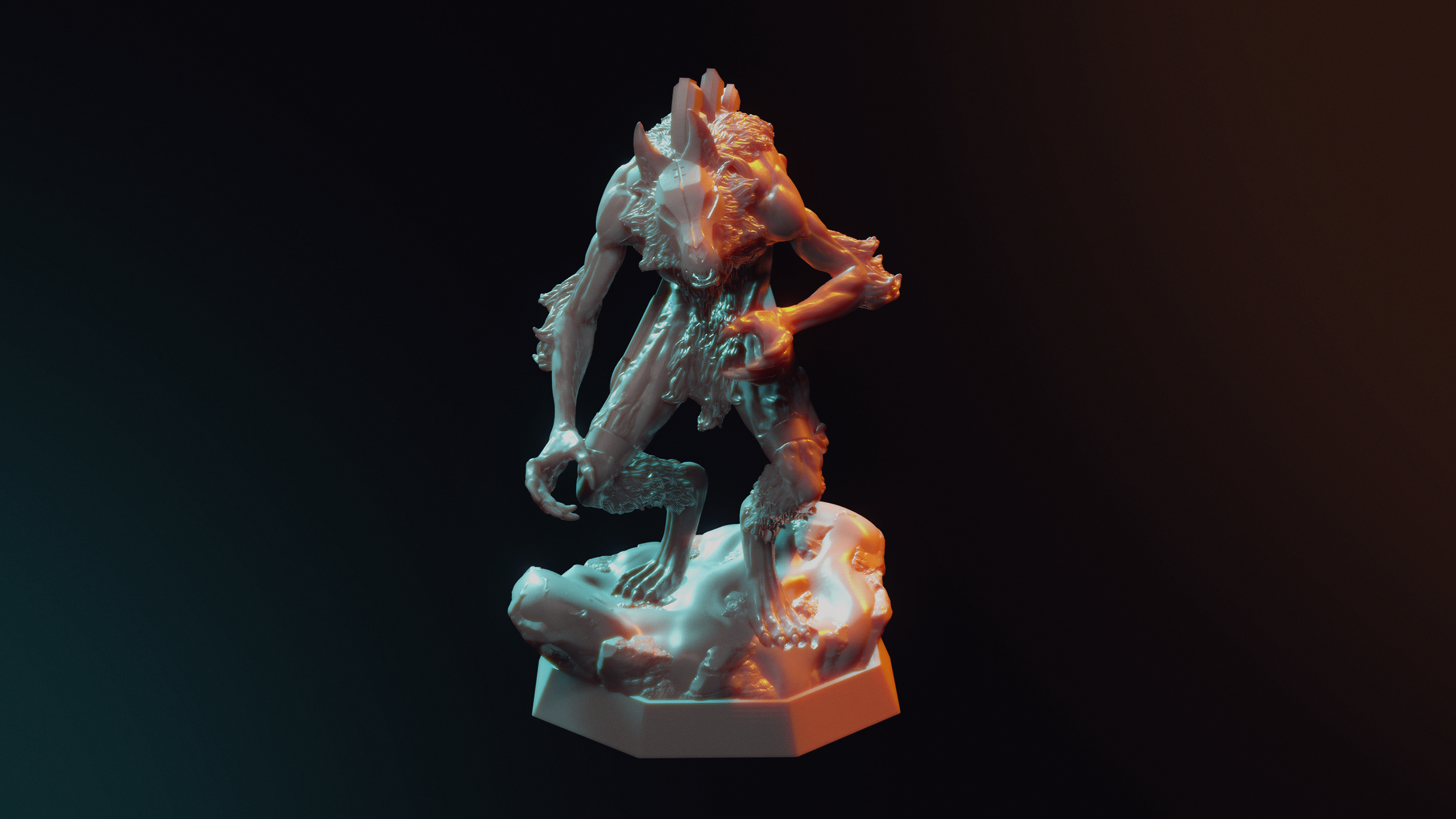 Mutant Wolf Minion C - S01E01 - 32mm
