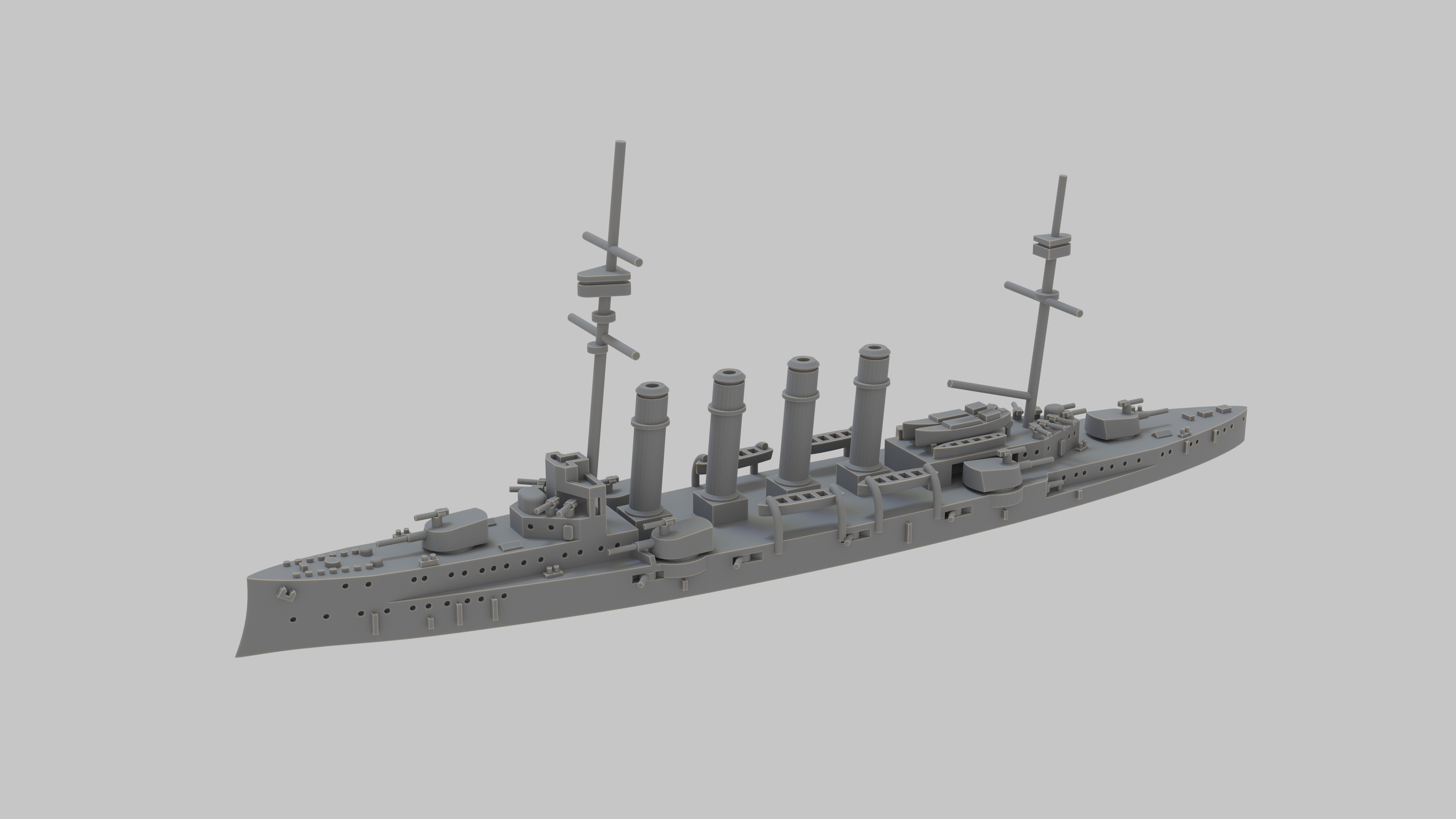 WW1 Royal Navy Duke of Edinburgh class armoured cruiser multiple scales