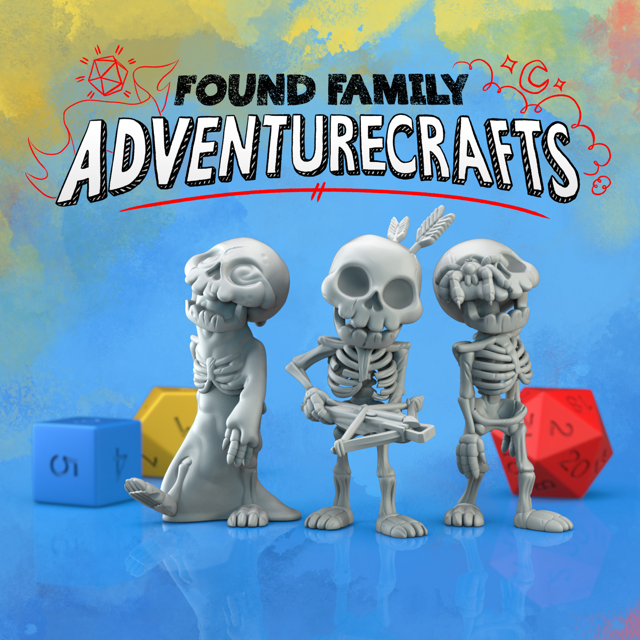 Skeleton Crew Expansion! 3 Unique Skeletons + Disassembled Skelly