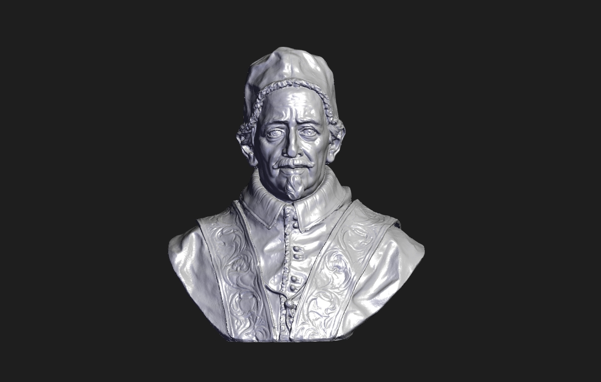 Pope Innocenzo XII Bust - Captured with MIRACO 3D Scanner