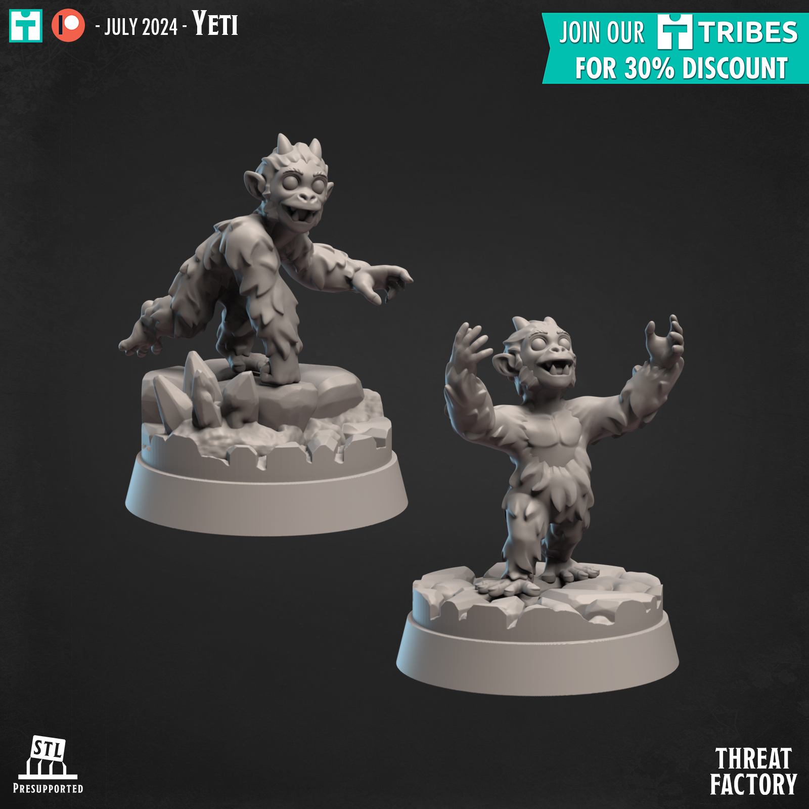 Two yeti tykes
