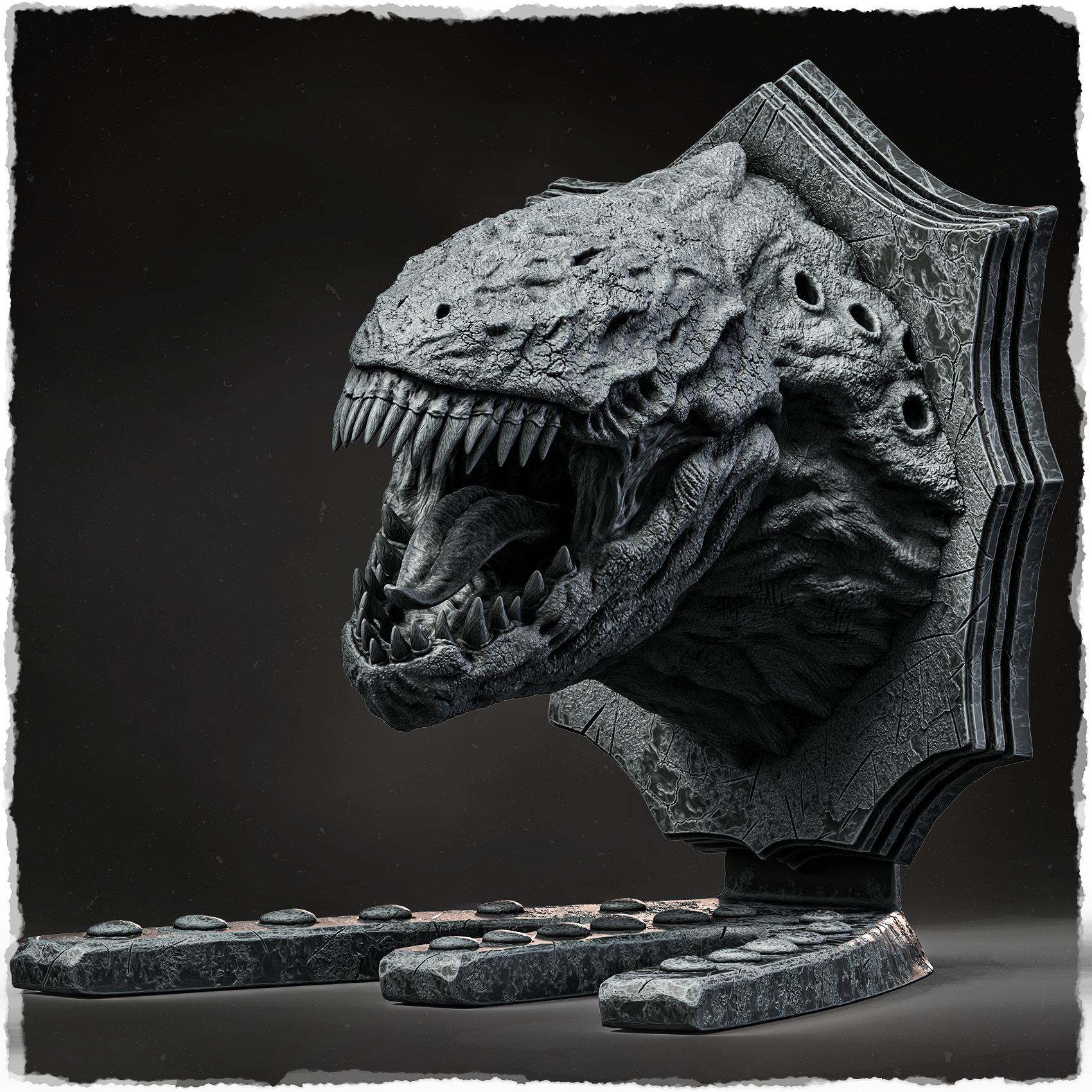 Ghoul head trophy
