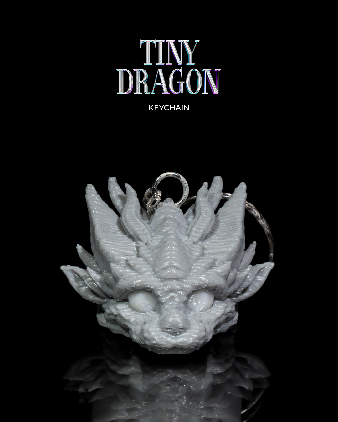 Tiny Dragon Keychain