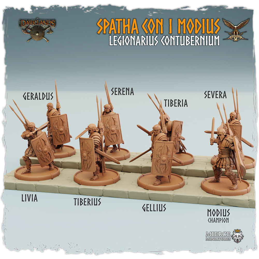 Byzantii Con I Modius, Legionarius Contubernium
