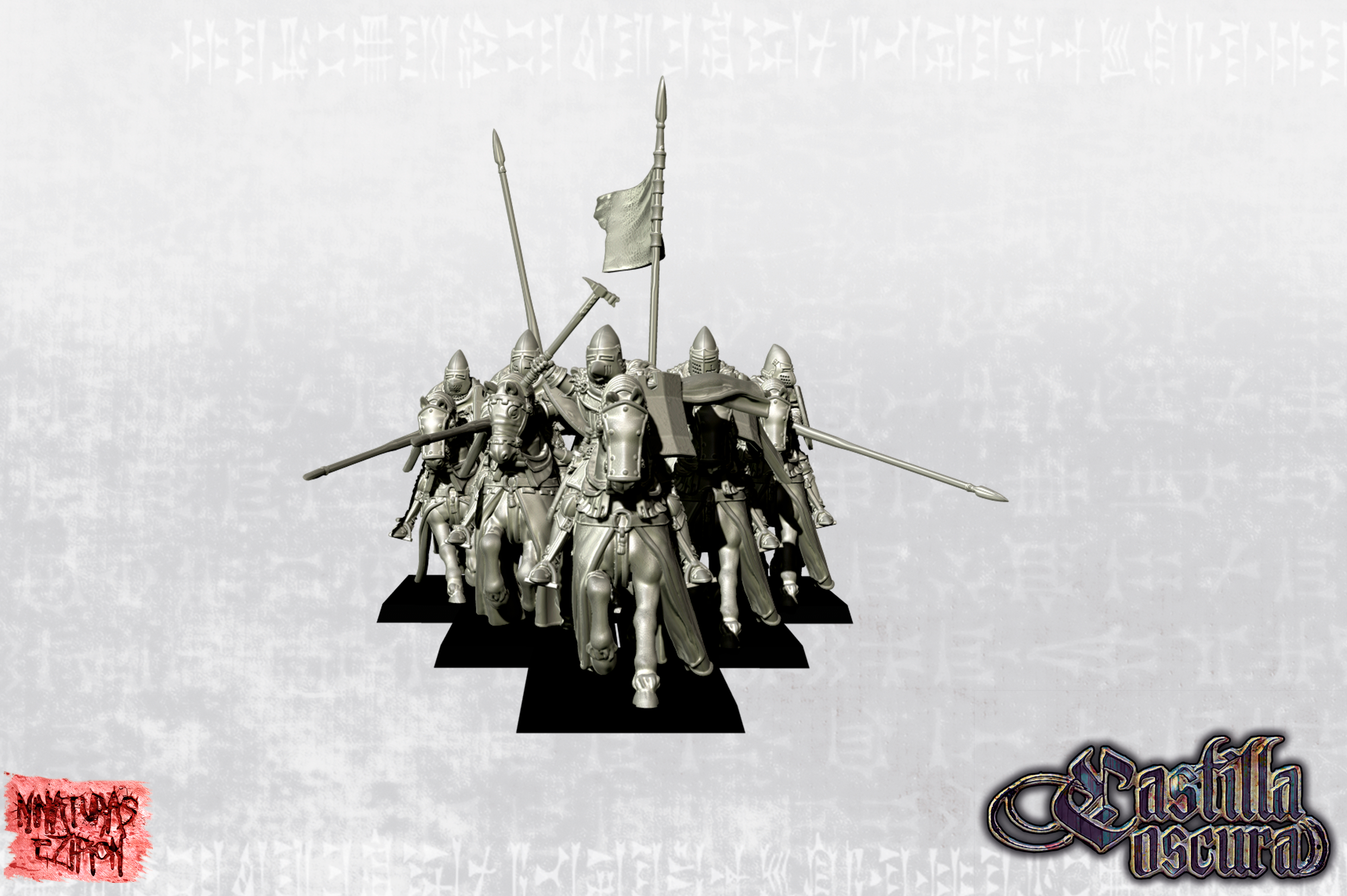 Late Crusader Knights on Horse- Complete Regiment