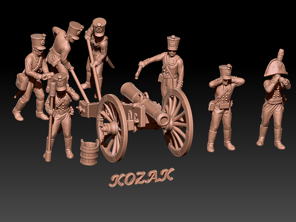 Napoleonic russian heavy artillery 1805-07 shako