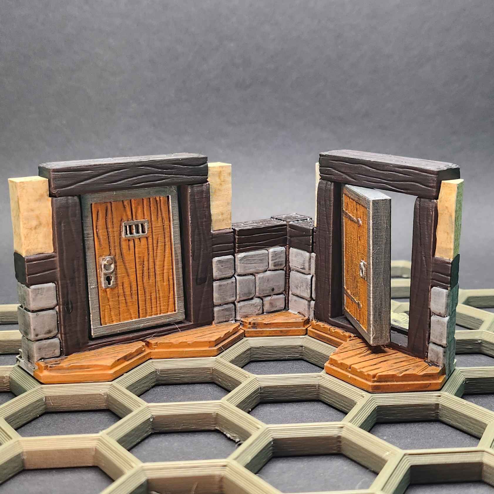 WDhex - housetiles - sturdy wall doors