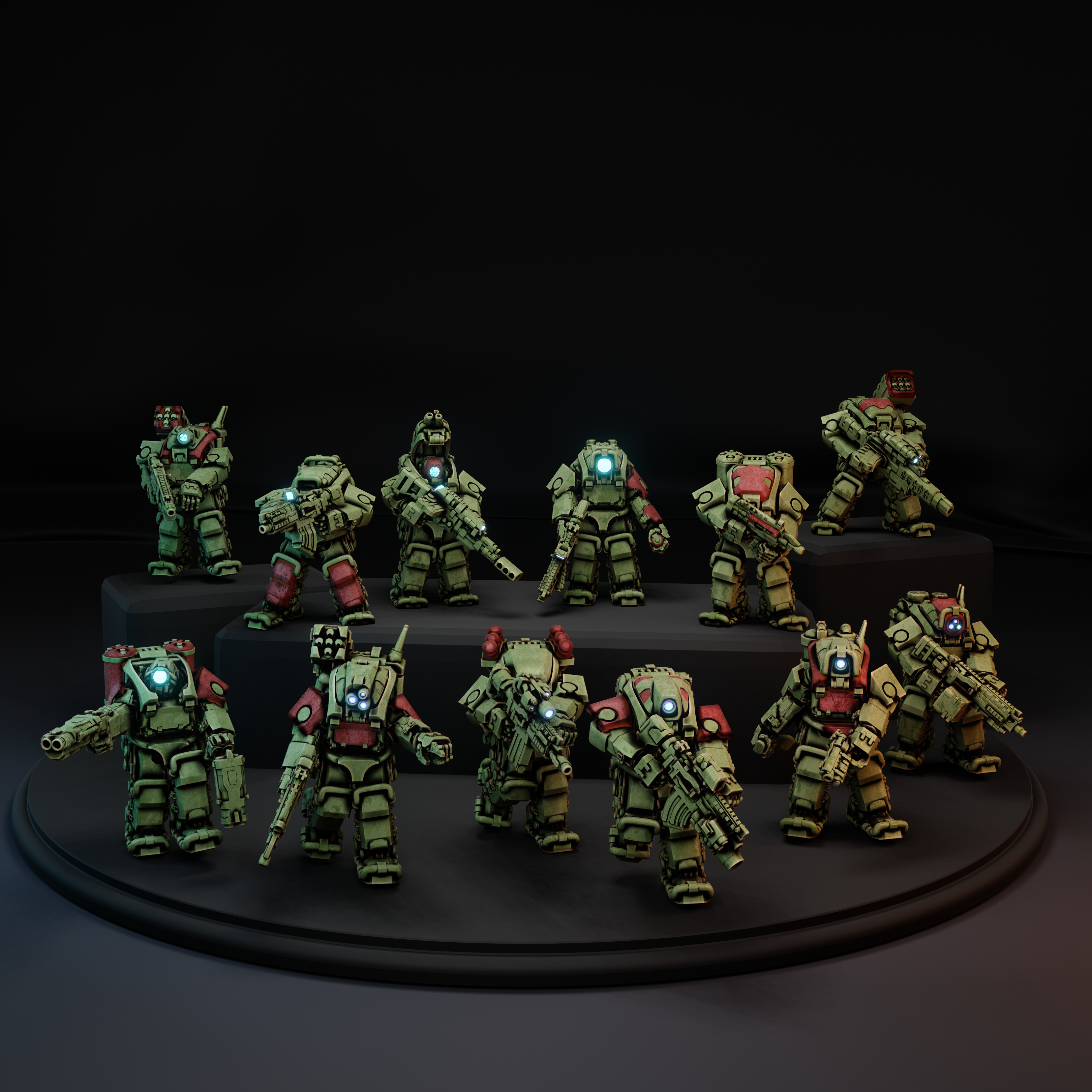Demeter power armour core frame