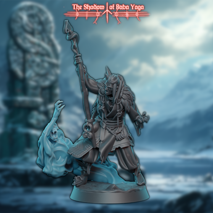 Draugr Mistcaller B (25mm Base)