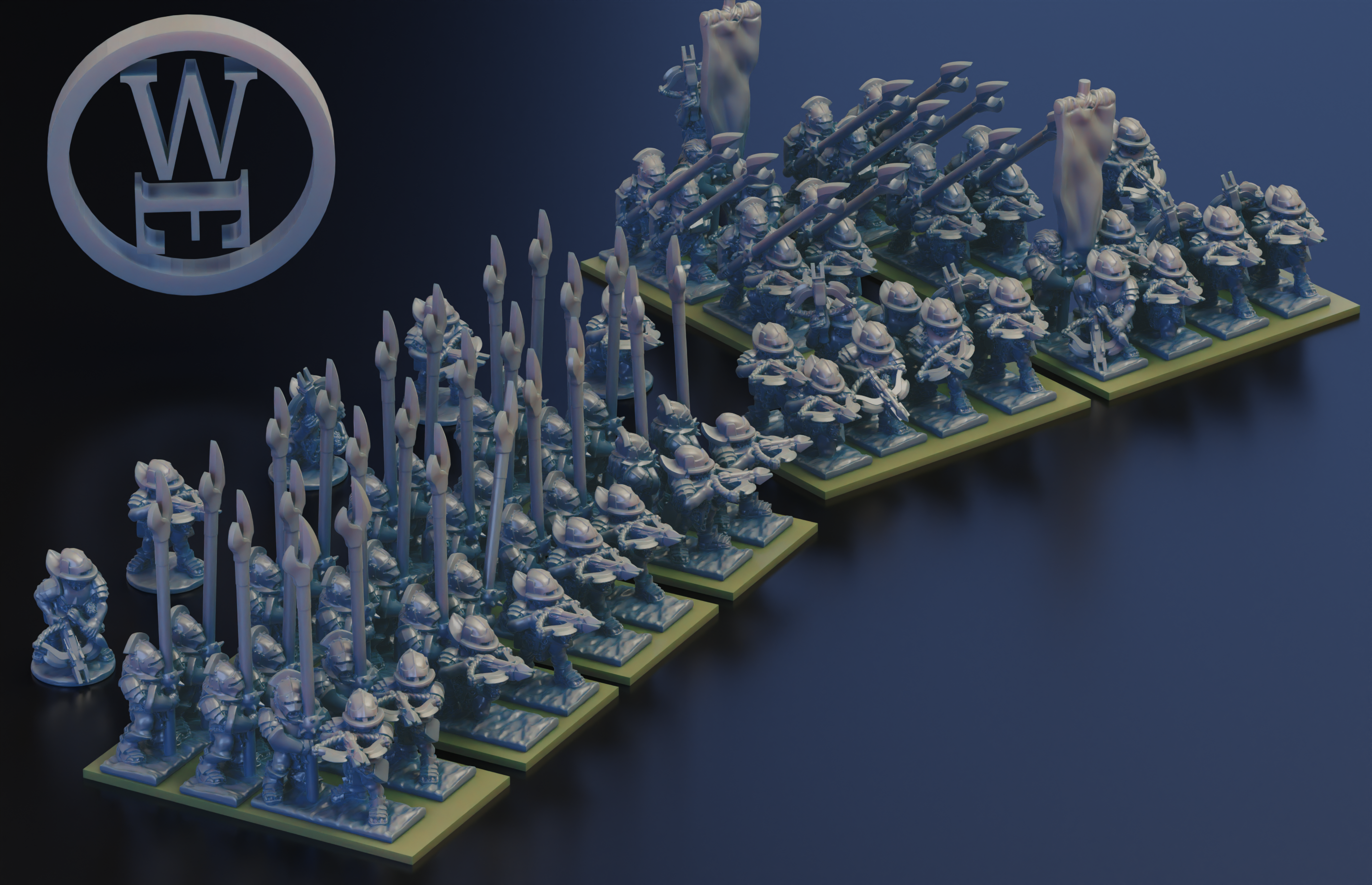 White Hand Khoru-kai Crossbows (10mm Warmaster)