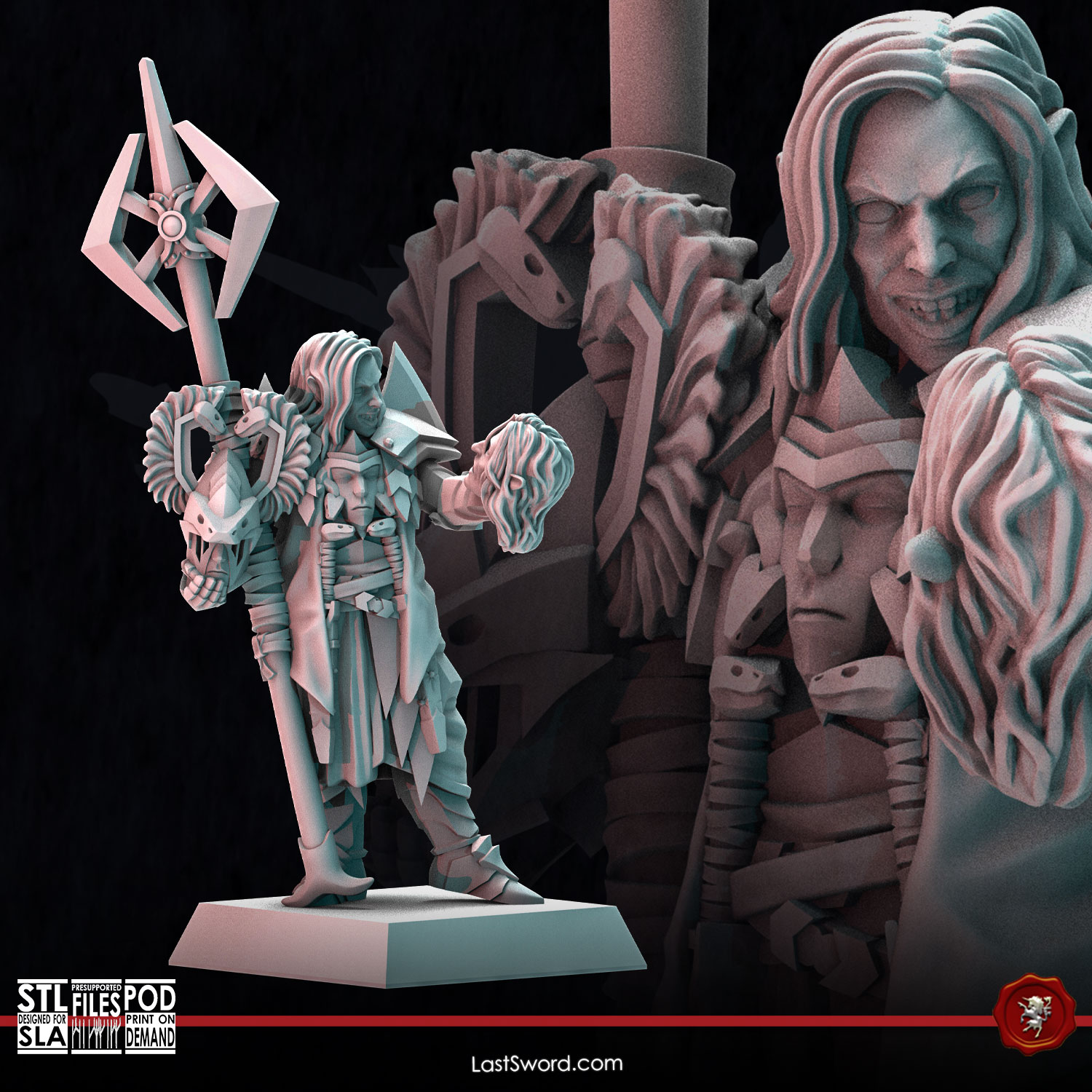 Lord of the Royal Guard | Pre-Supported | 30mm Fantasy