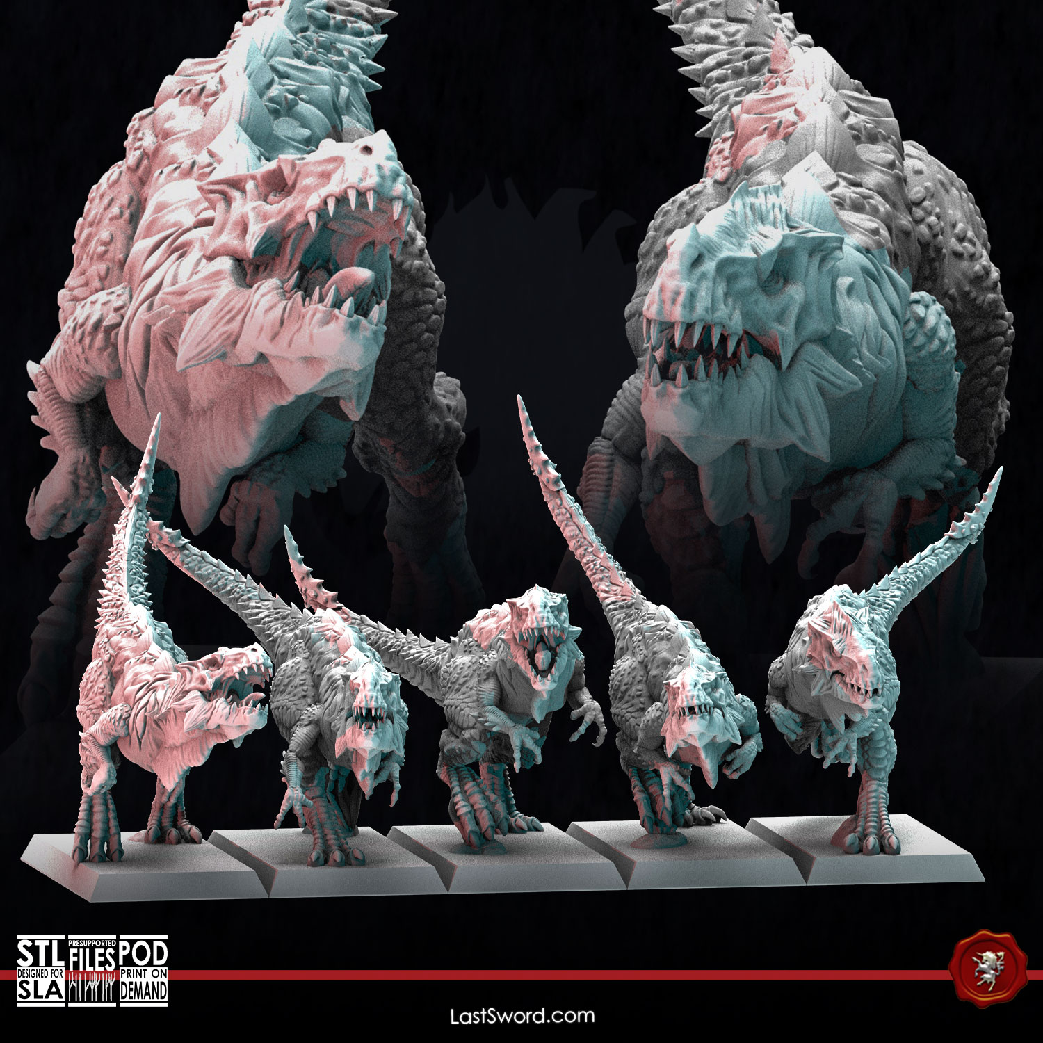 Wild Raptors | Pre-Supported | 30mm Fantasy