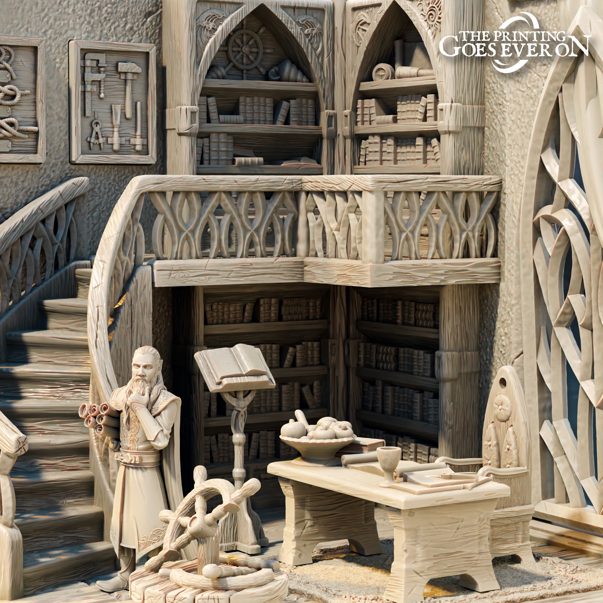 Cerwyn’s Study Diorama - Supportless