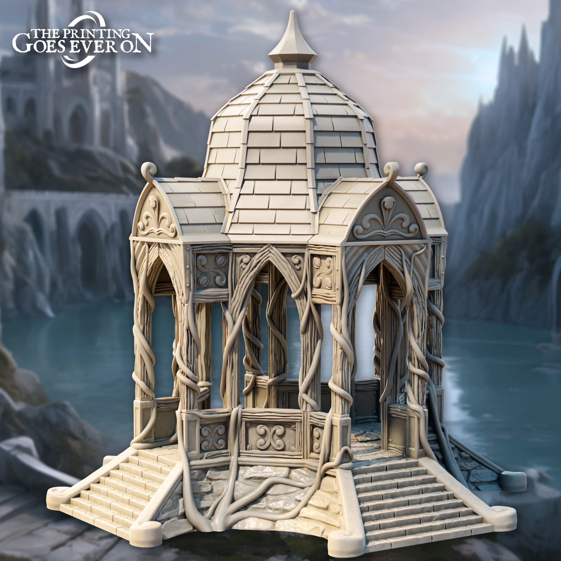 Elven Gazebo - Supportless Terrain