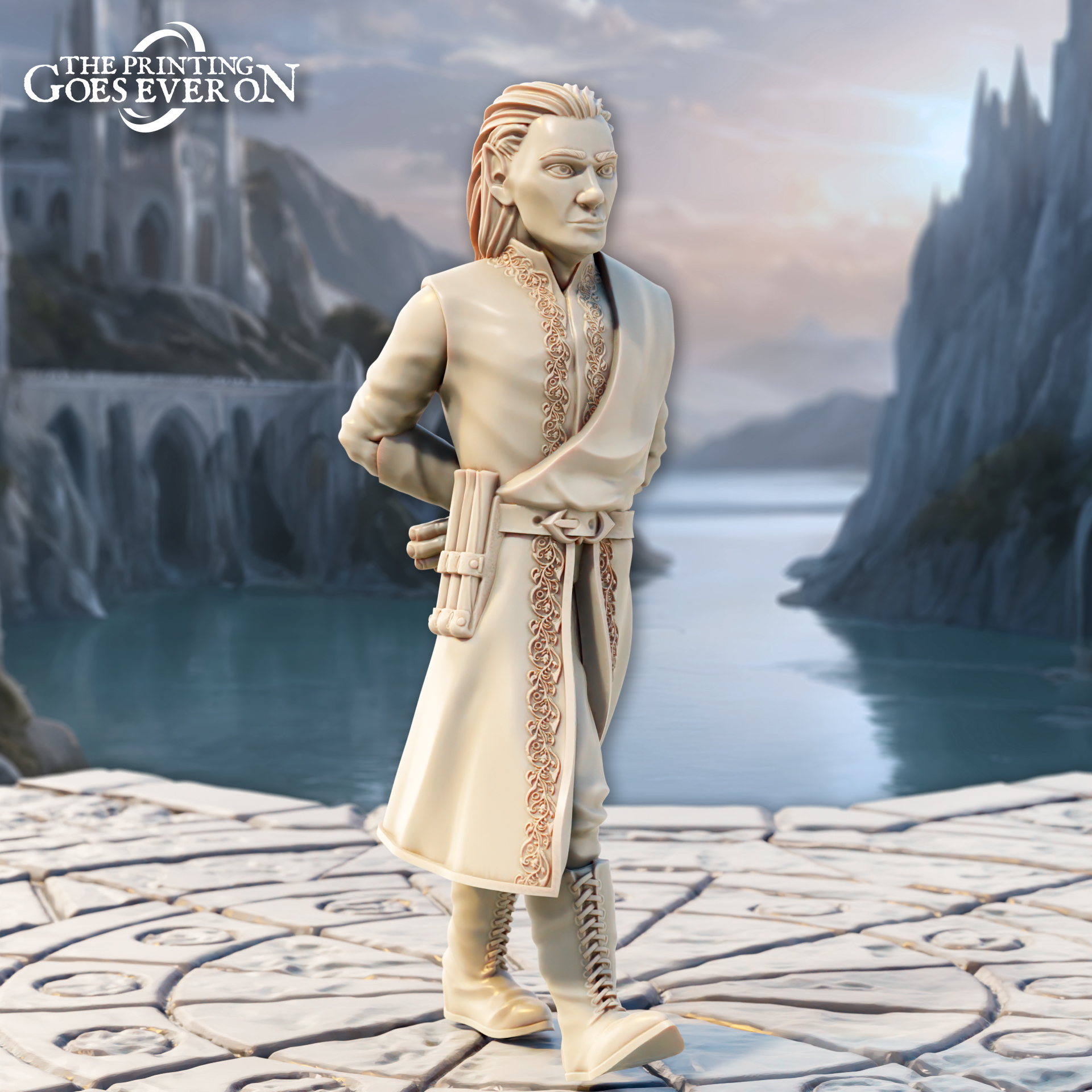 Elven Loremaster A - Presupported