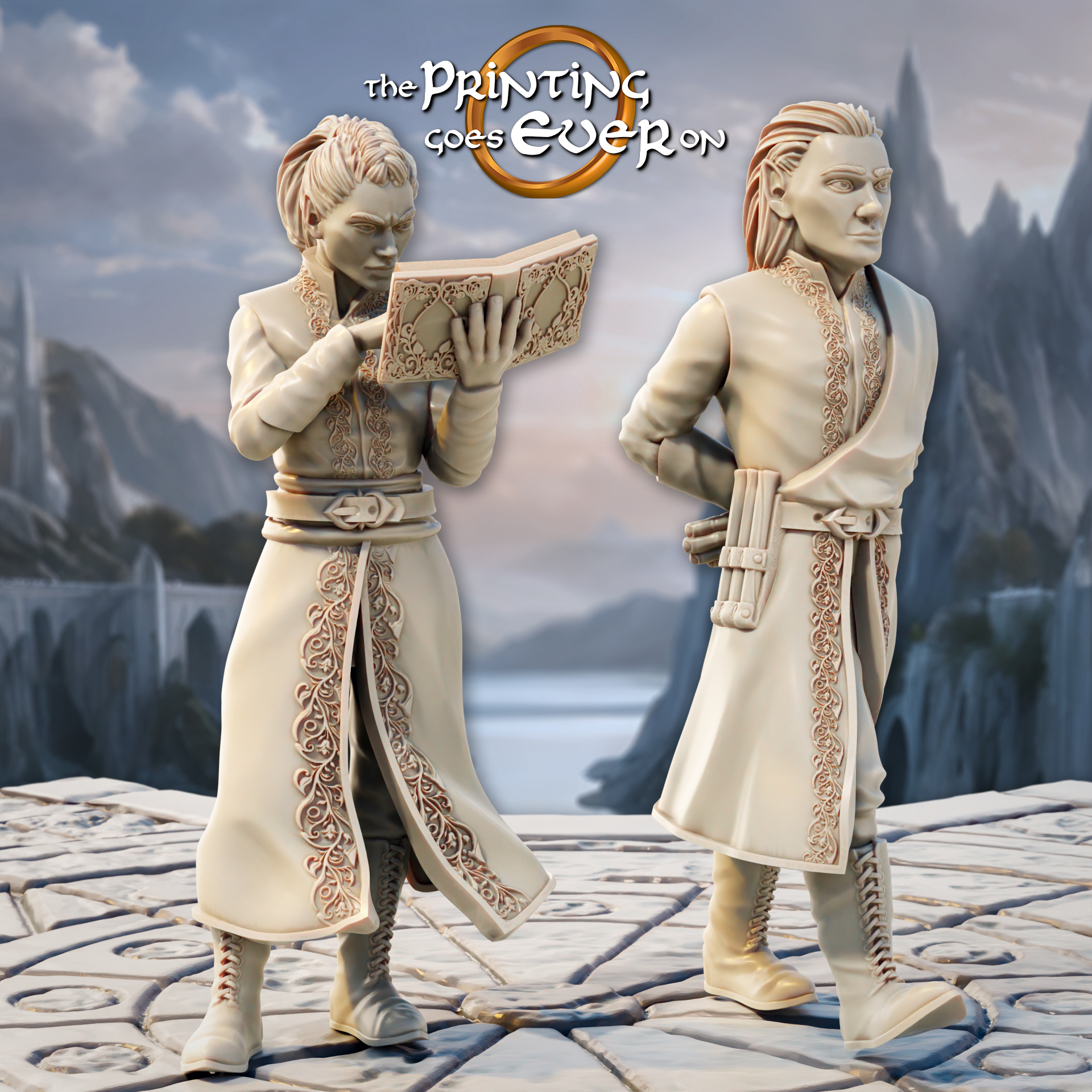 Elven Loremasters - Presupported