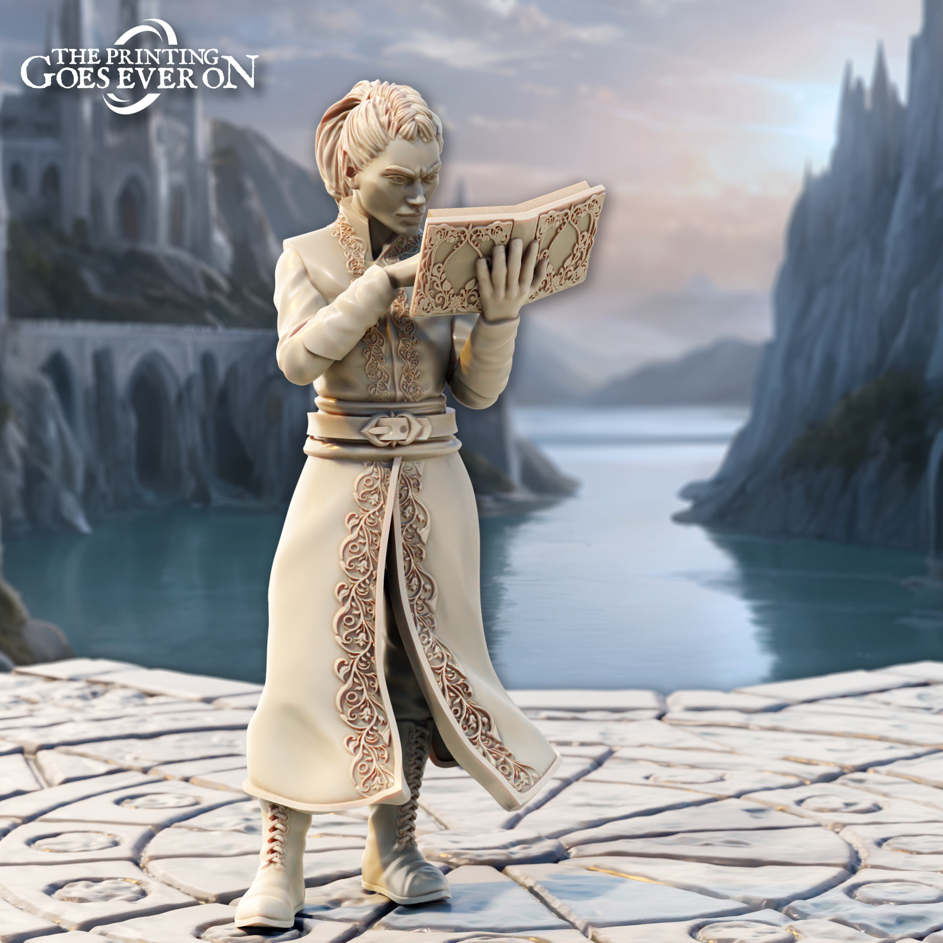 Elven Loremaster B - Presupported