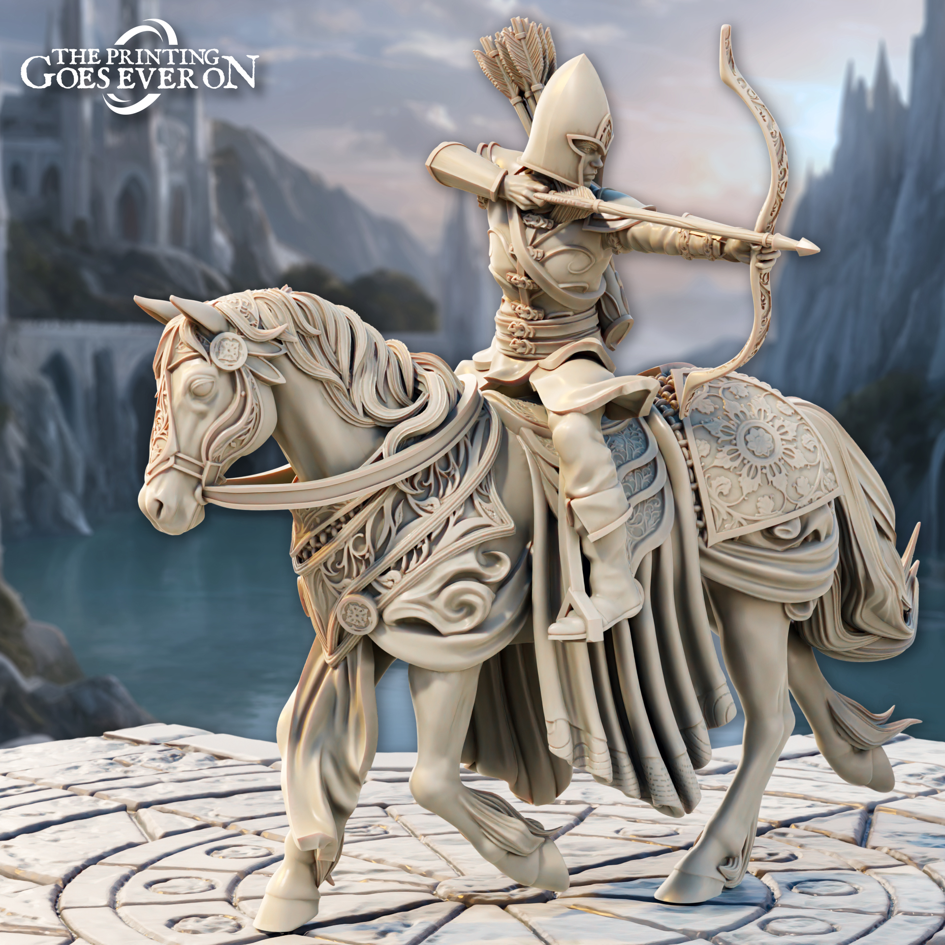 Elven Horse Archer A - Presupported