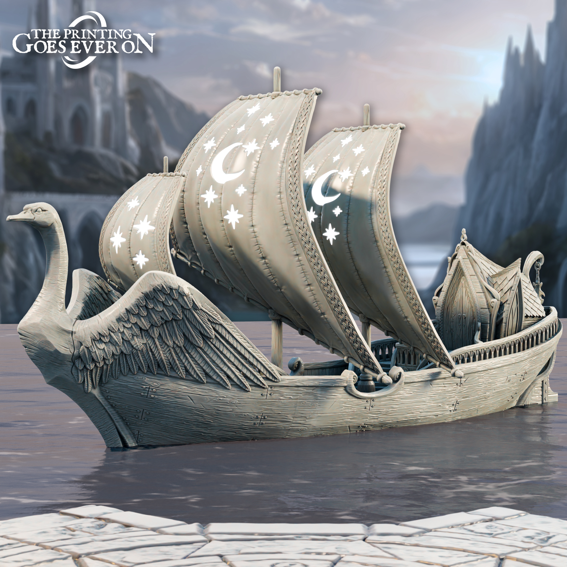Elven Ship - Supportless