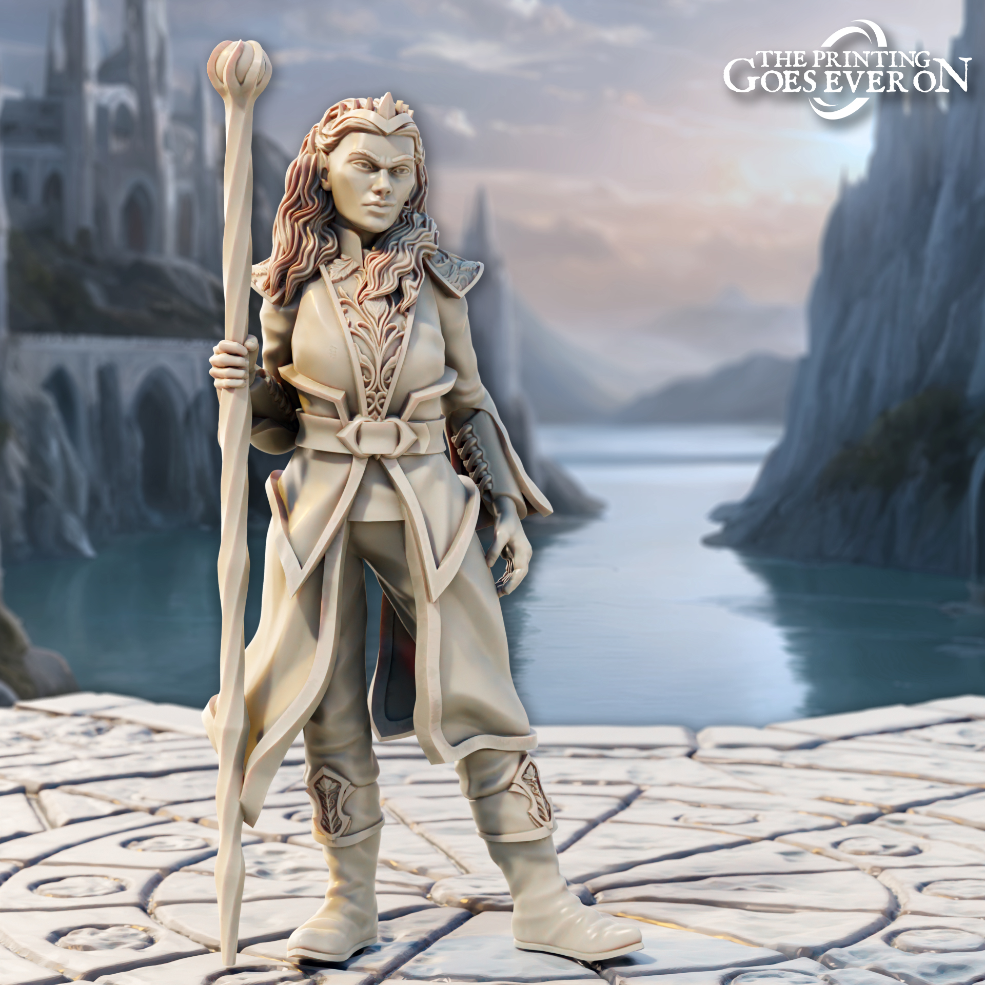 Elven Stormcaller Mage A - Presupported