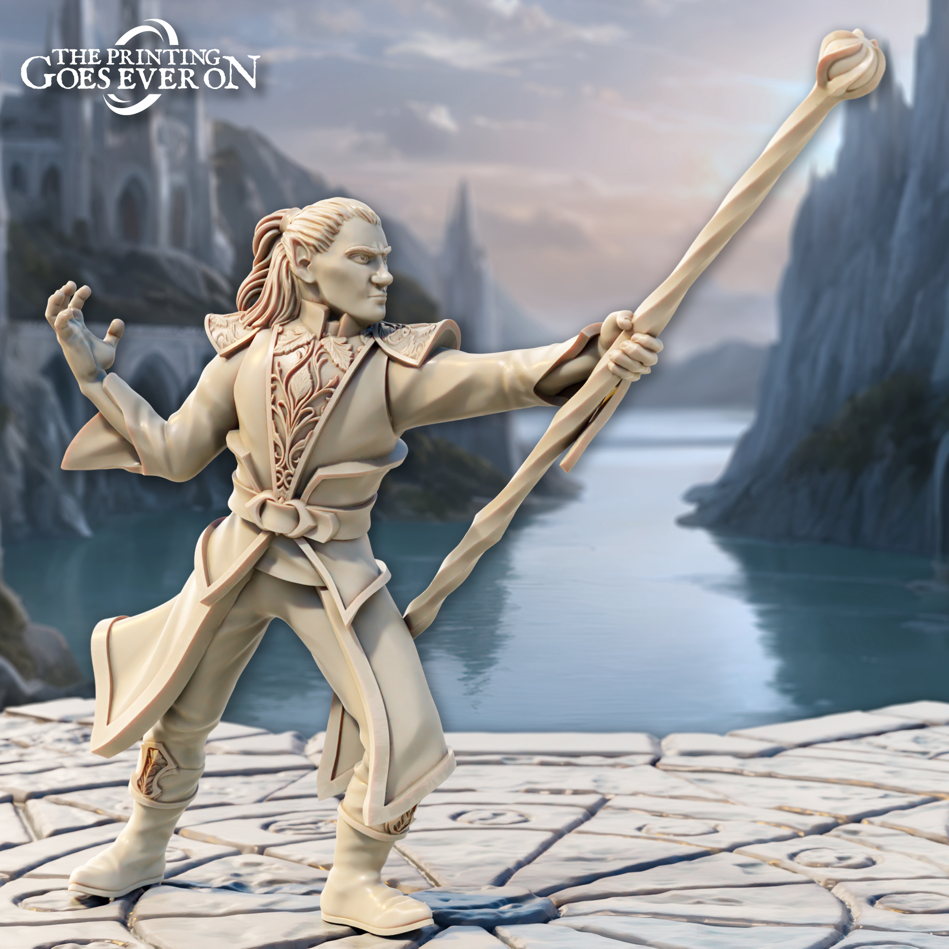 Elven Stormcaller Mage B - Presupported