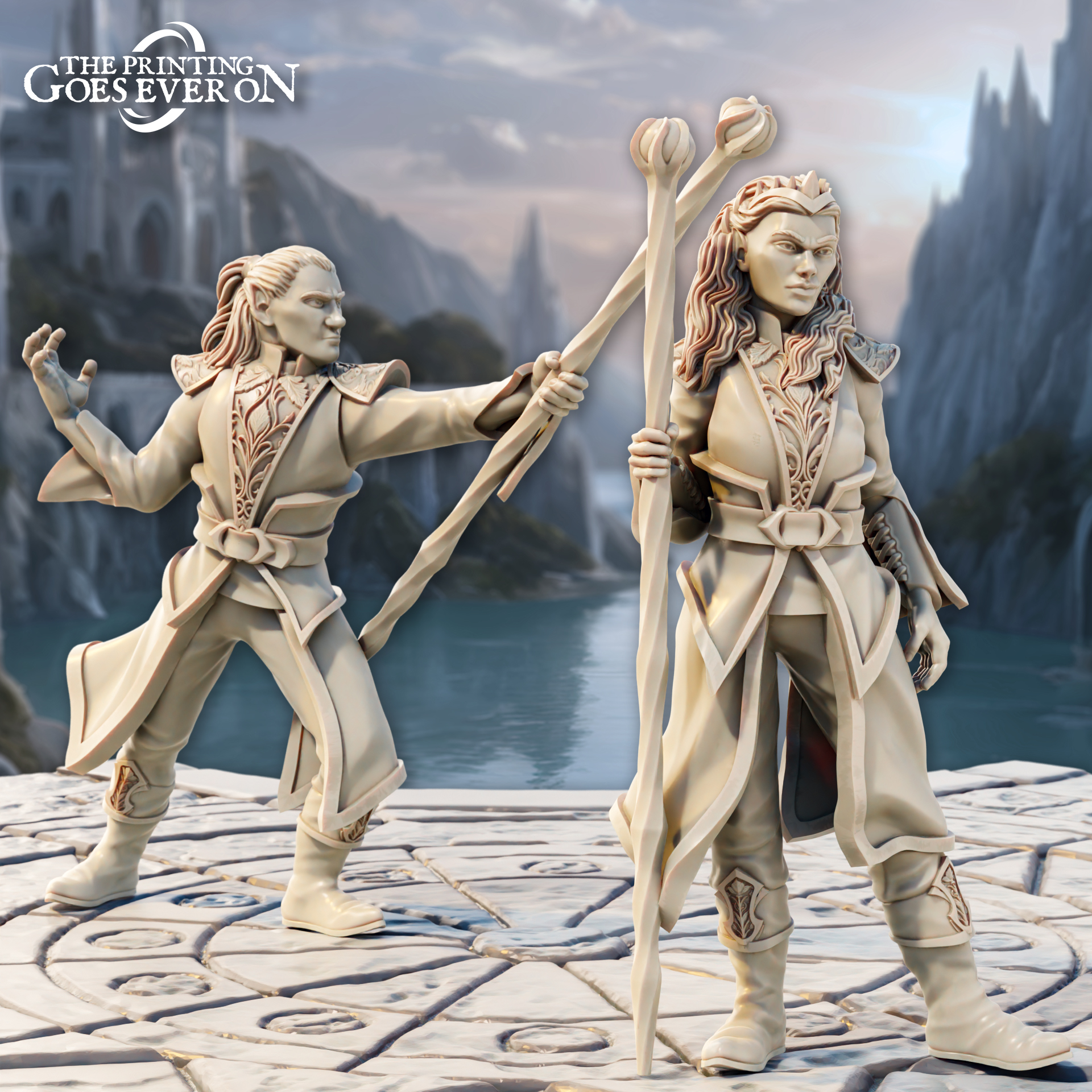 Elven Stormcaller Mages - Presupported