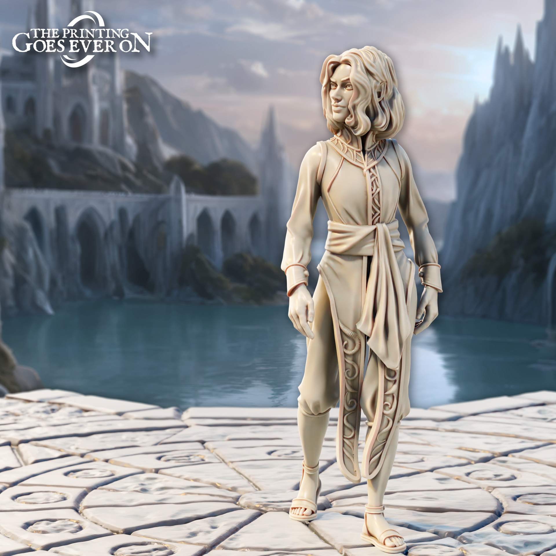 Elven Commoner - Townsfolk - Presupported