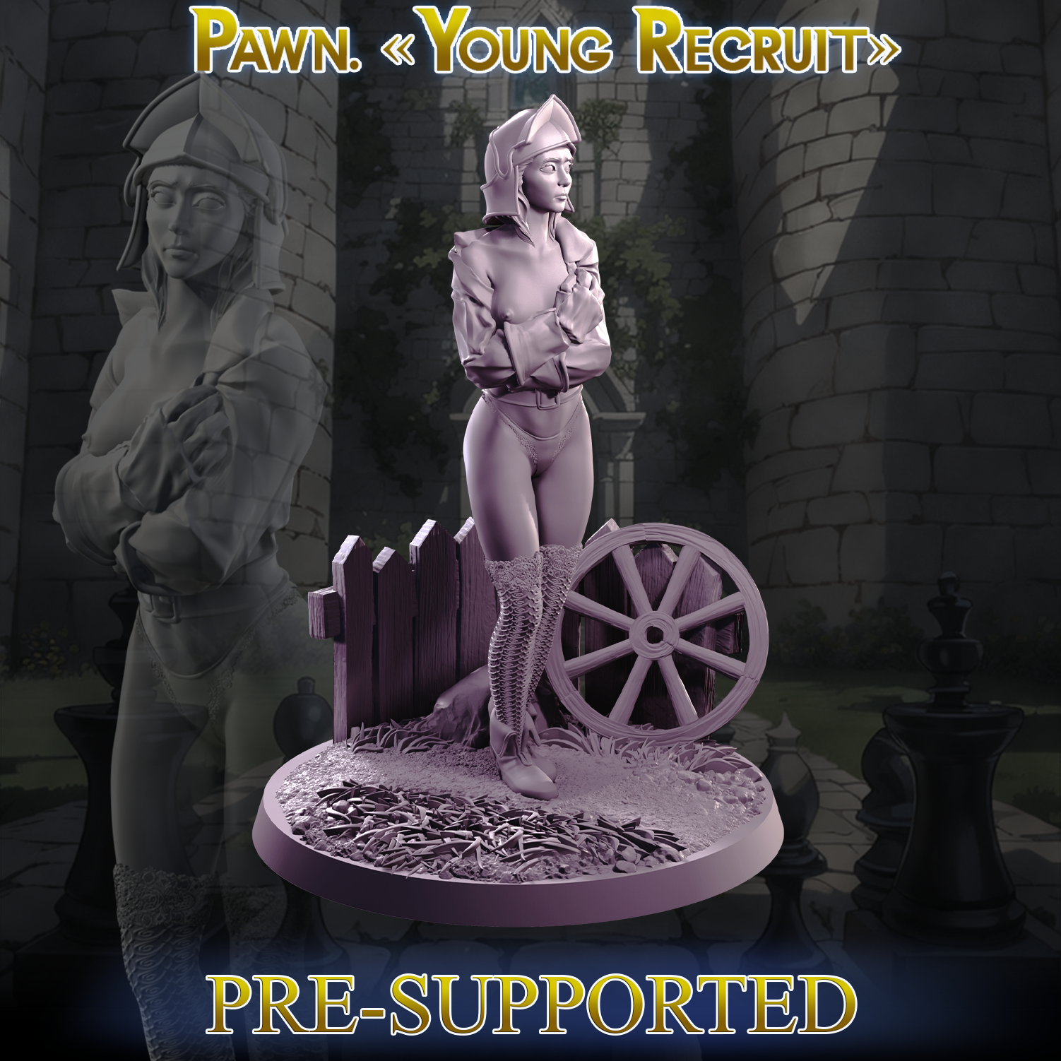 YOUNG RECRUIT(NSFW).75MM+BASE&CHESS FORMAT