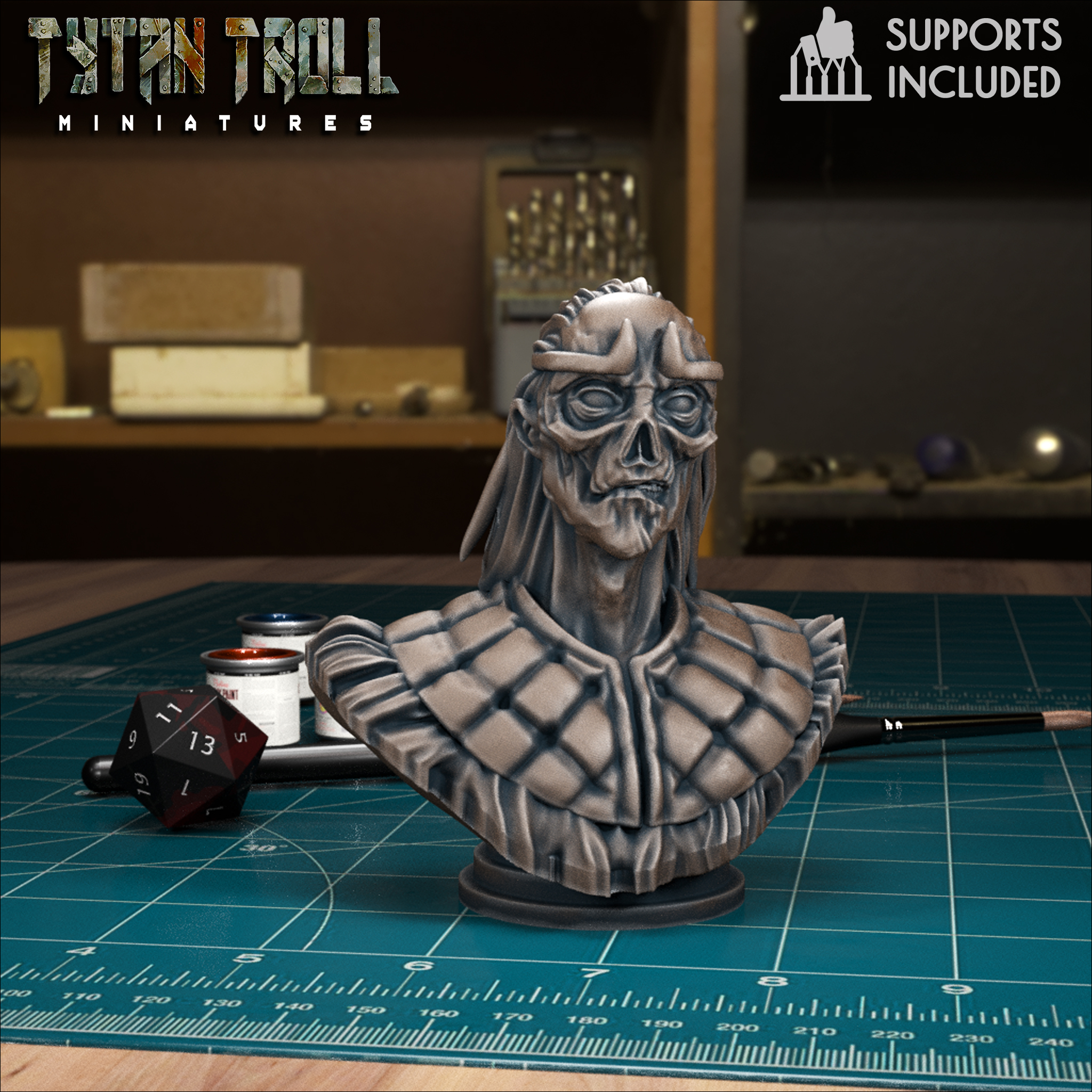 Curse of Strahd - Exethanter Bust [Pre-Supported]
