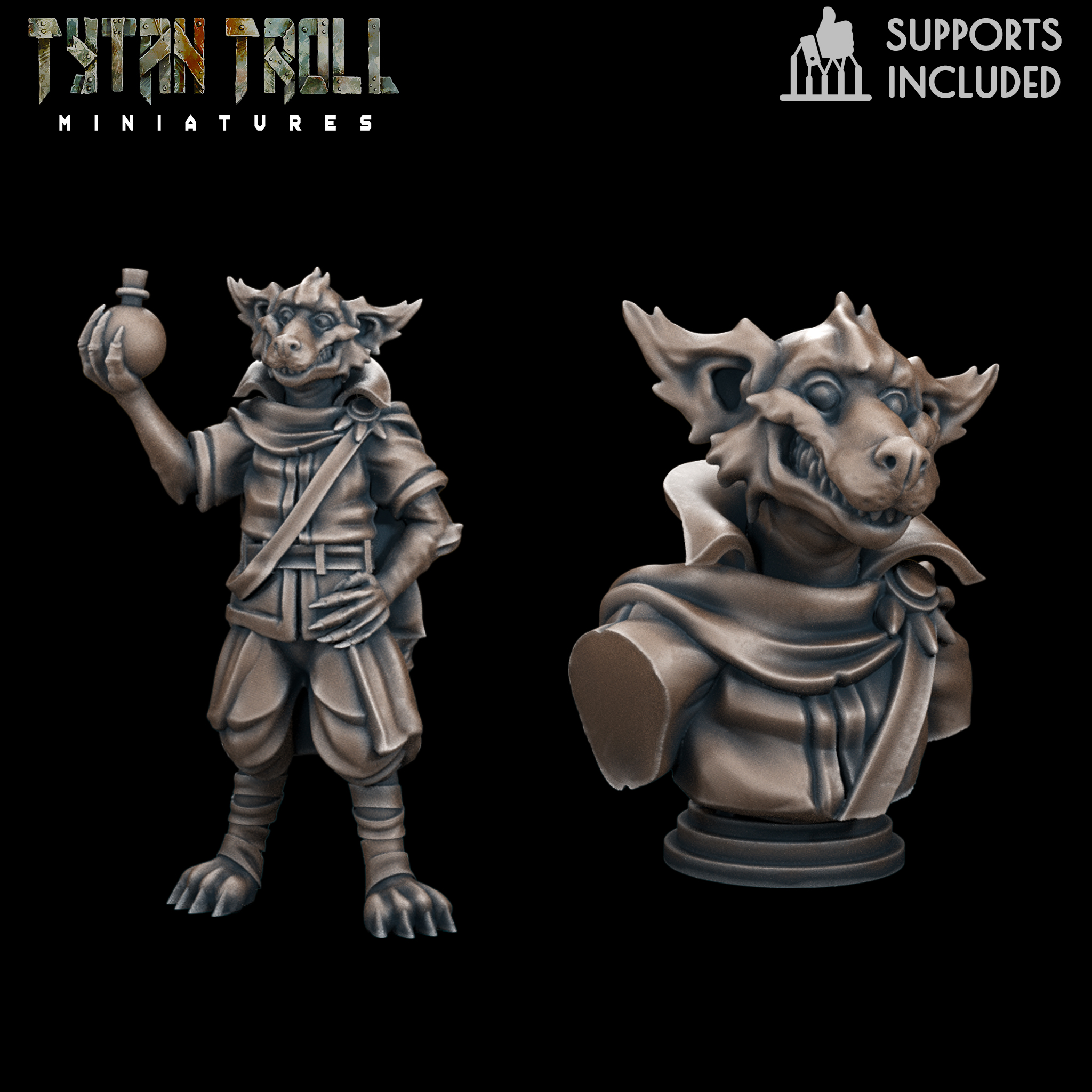 Curse of Strahd - Nerferon Mini Bust Combo [Pre-Supported]