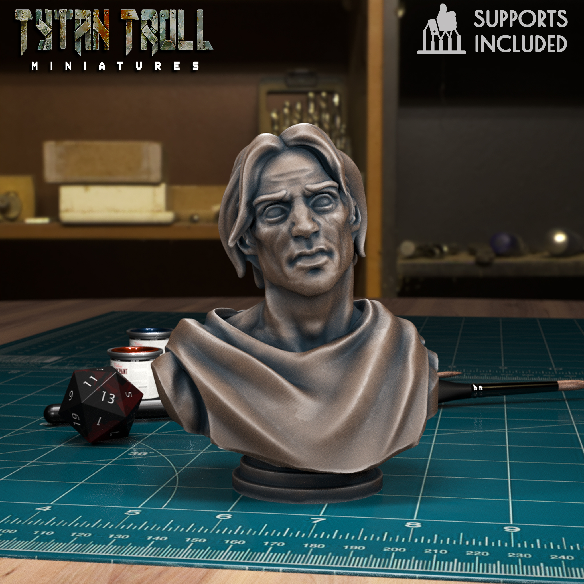 Curse of Strahd - Abbot Bust [Pre-Supported]