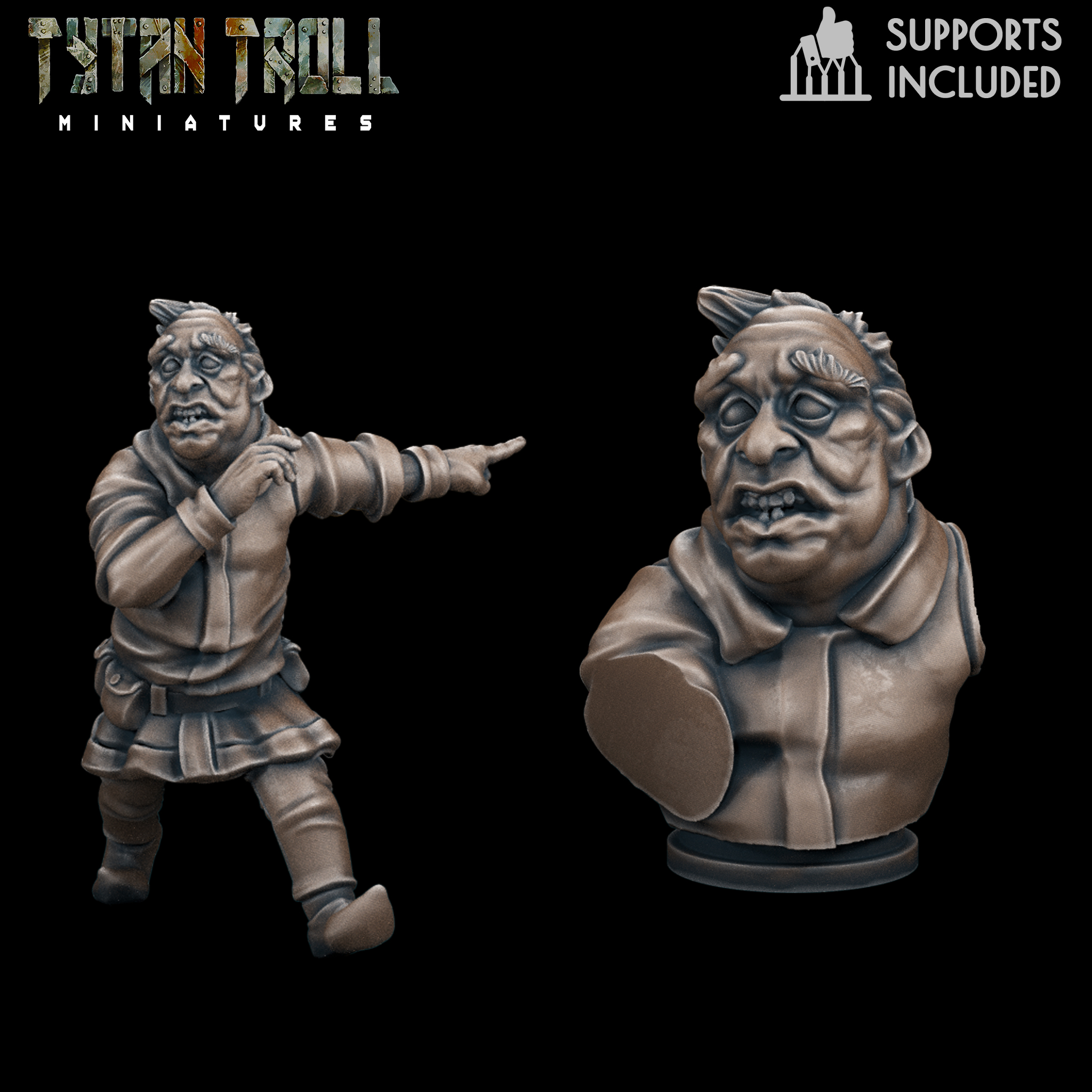 Curse of Strahd - Vilnius Mini Bust Combo [Pre-Supported]