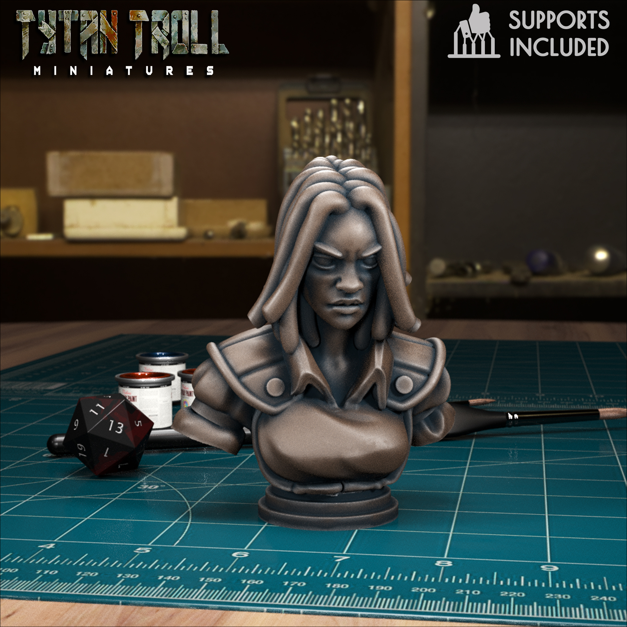 Curse of Strahd - Zuleika Toranescu Bust [Pre-Supported]