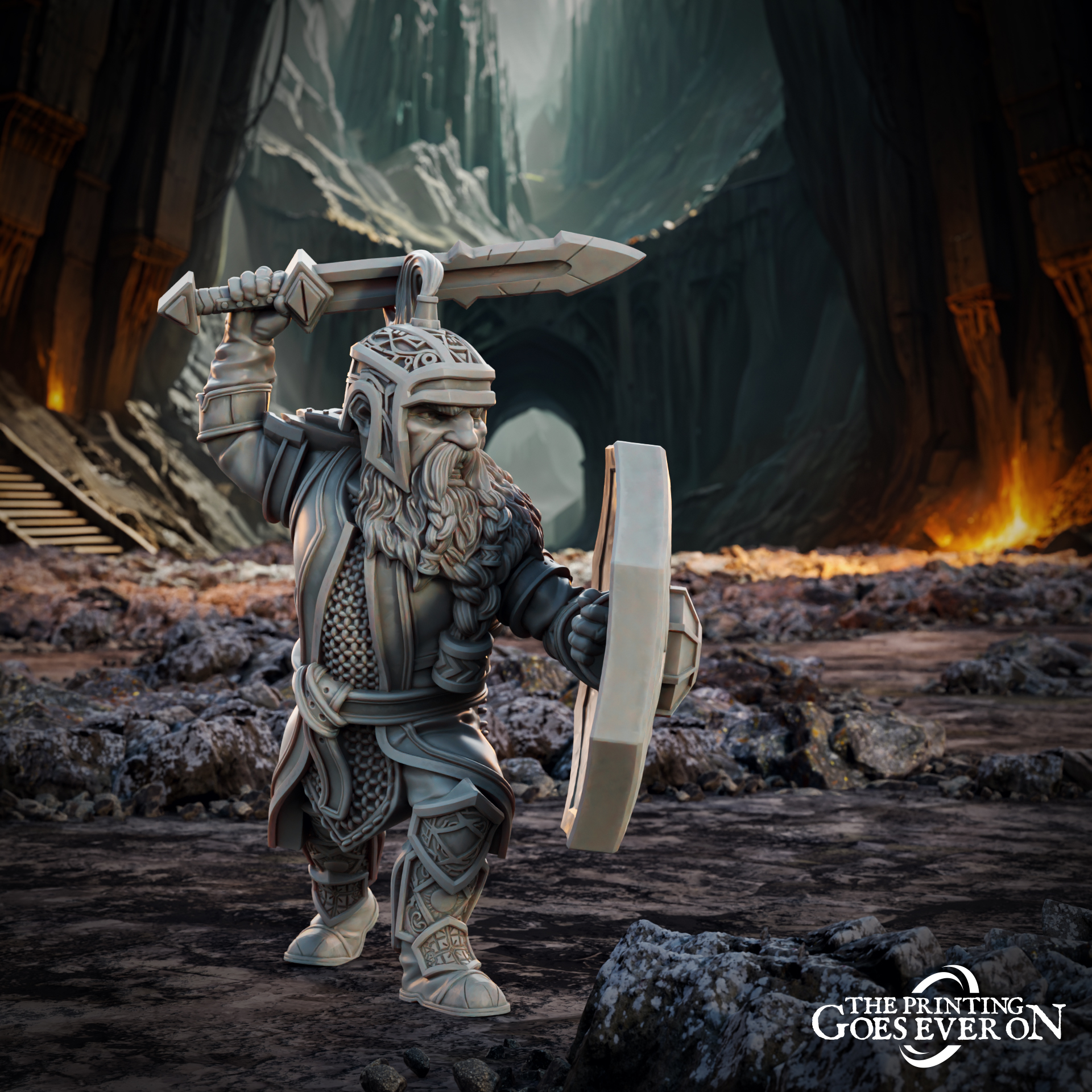 Murdan - Dwarven Adventurer - Presupported