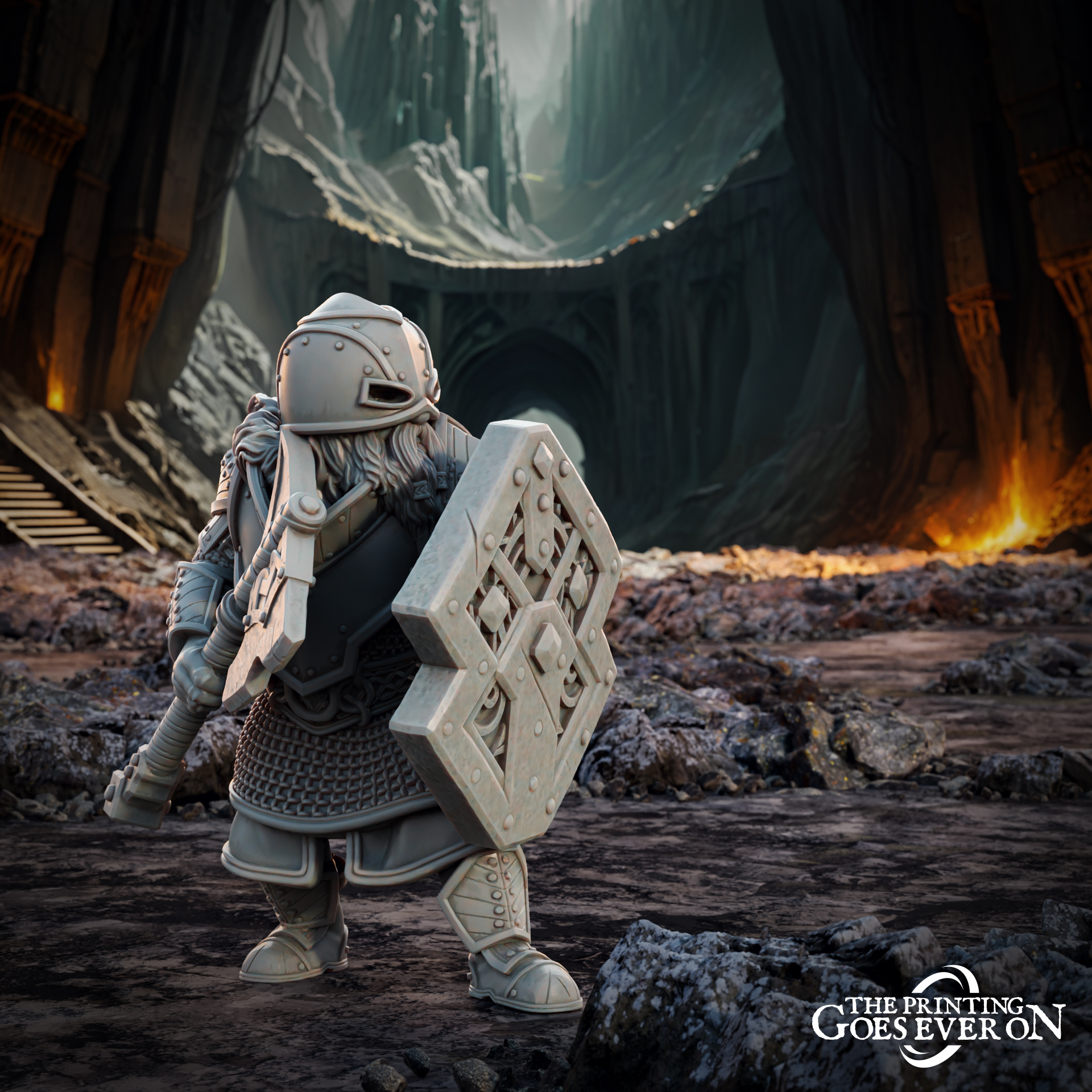 Dwarven Champion - Presupported