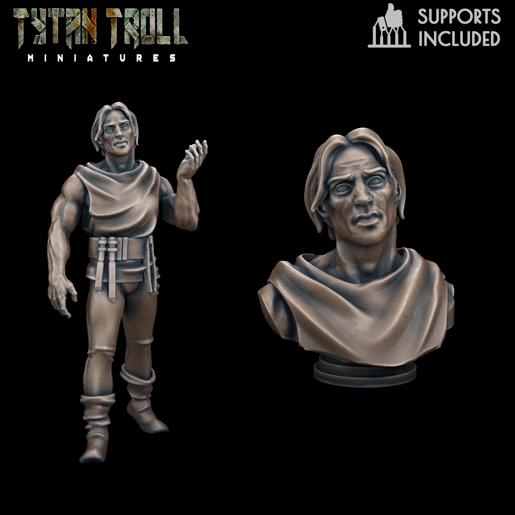 Curse of Strahd - Abbot Mini Bust Combo [Pre-Supported]