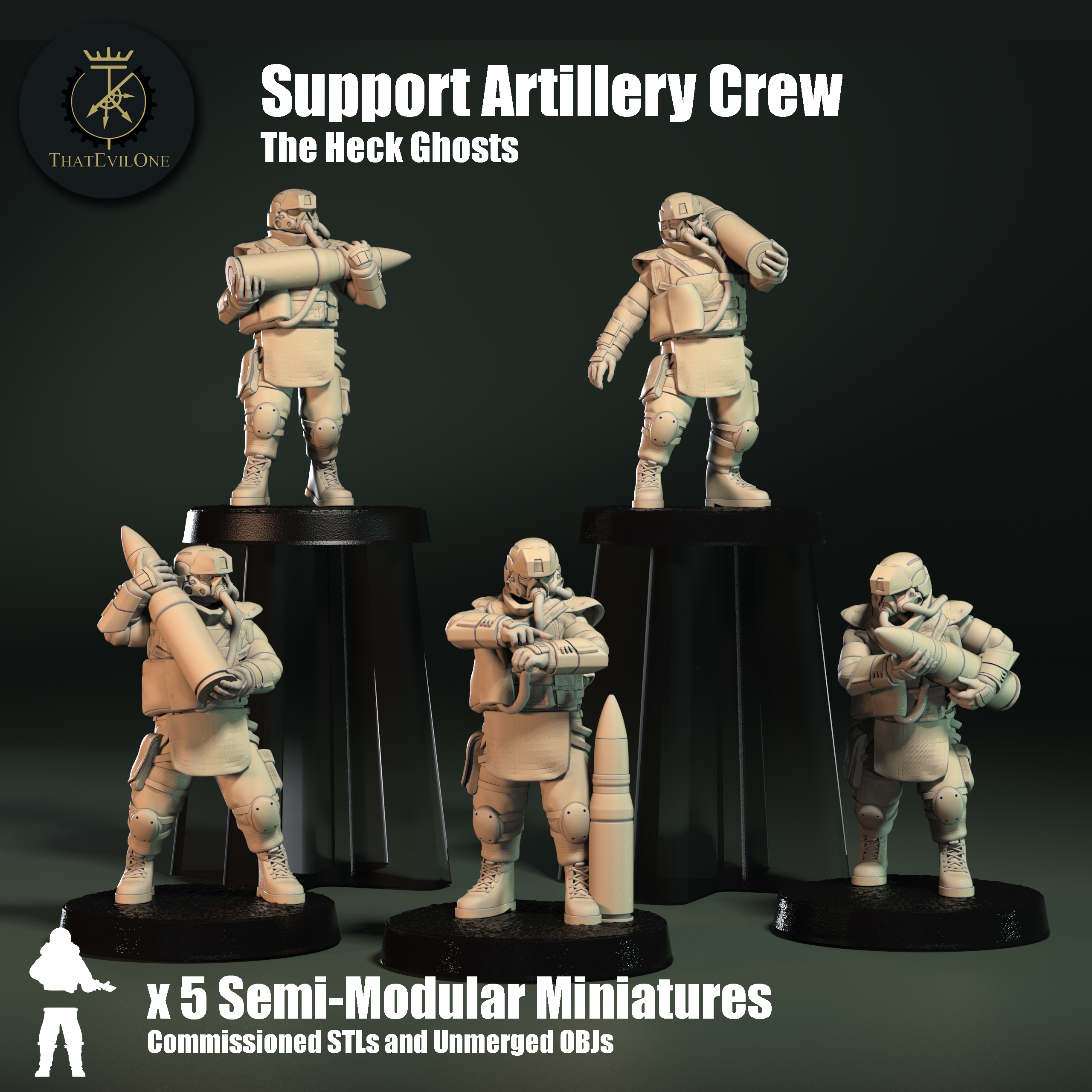 Support Artillery Crew - Commissioned