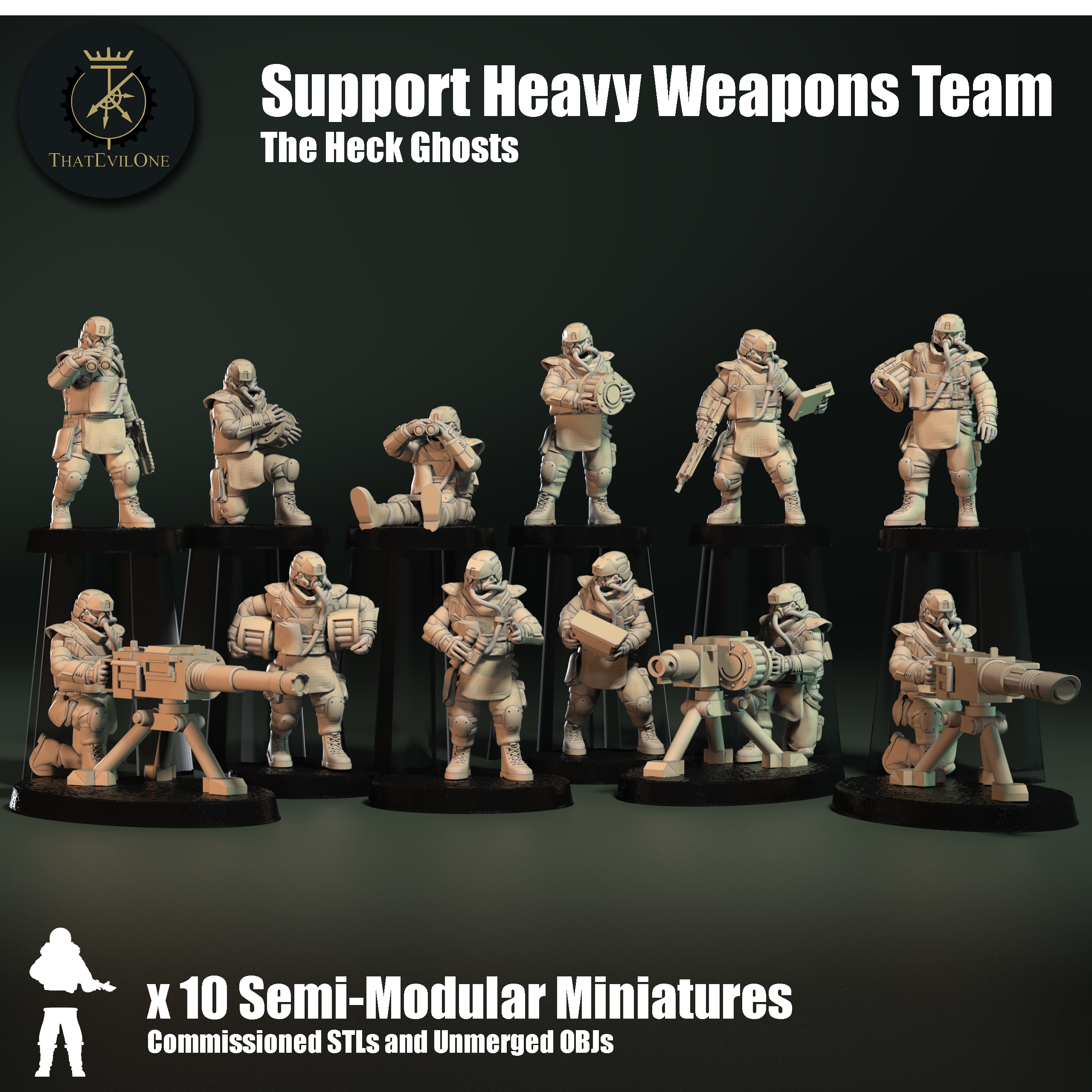 Support Heavy Weapons Teams - Commissioned